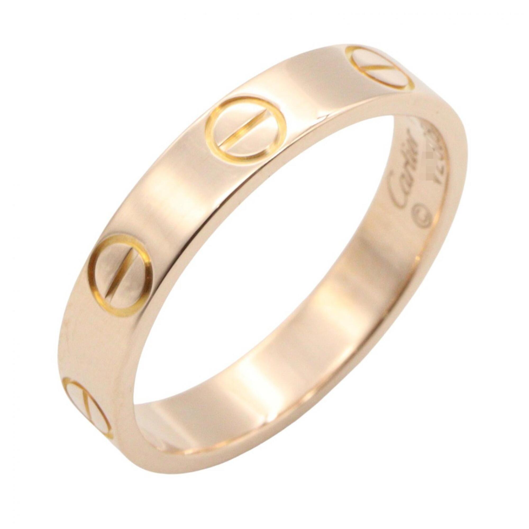 Cartier Mini Love Ring, 18K Pink Gold (PG), Women\'s, Tone, B4085249