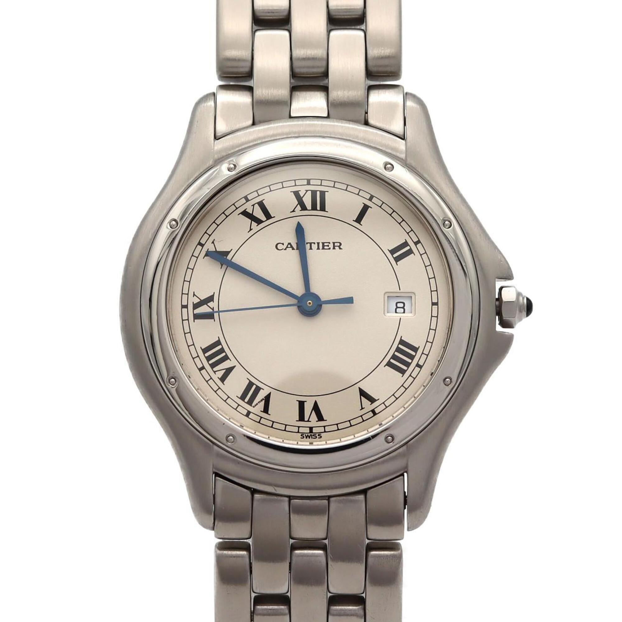 Cartier Panthre Cougar LM W35002F5 SS Quartz Watch