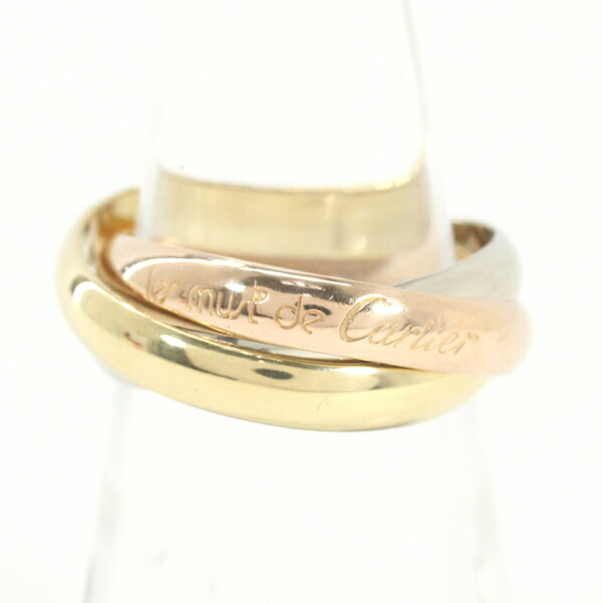 Cartier Trinity Classic MM 18K Gold Ring for Women and Men (MO1042)