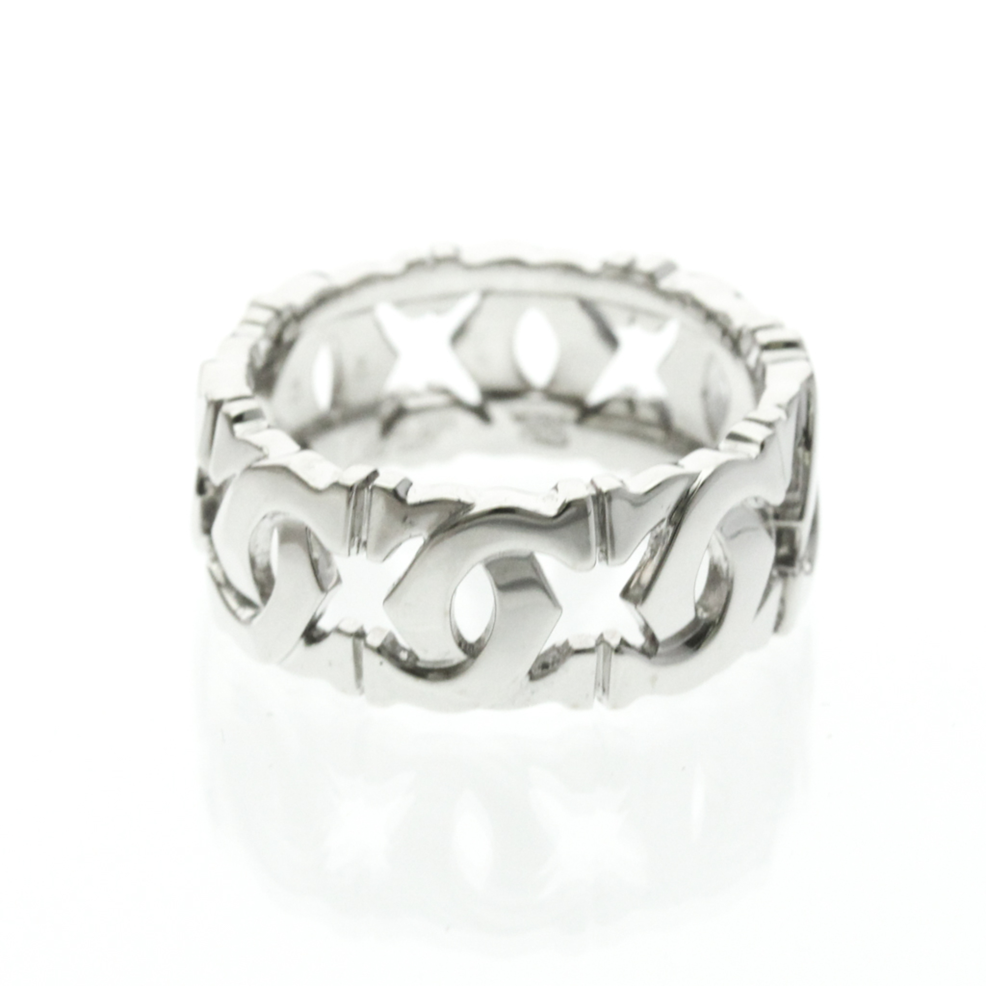 Cartier EntrelacŽ Ring N4123155 White Gold (18K) Fashion No Stone Band Ring Silver