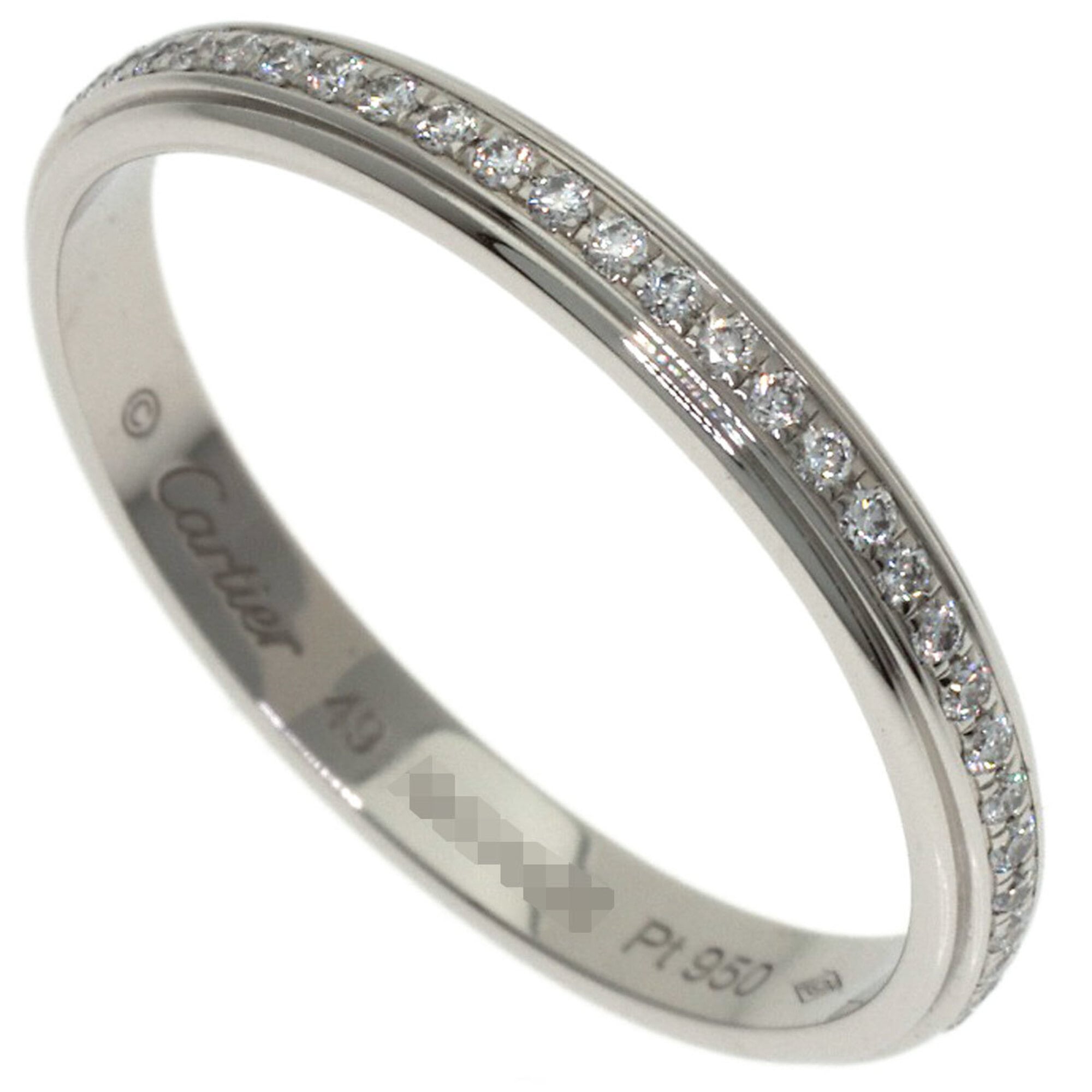 Cartier Damour Full Eternity Diamond Ring, Size 49, Platinum PT950, Women\'s.