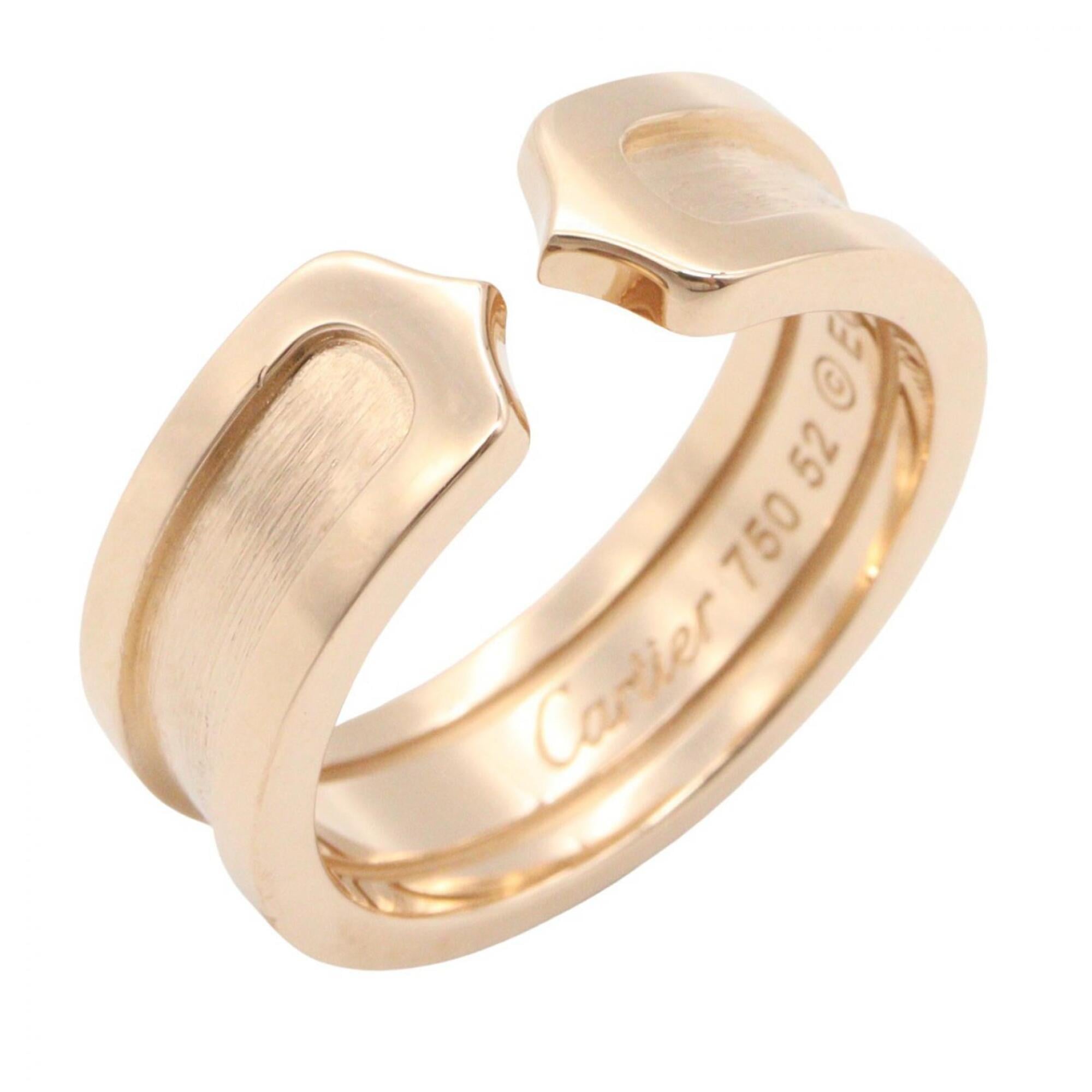Cartier C2 Ring, 18K Pink Gold (PG), Women\'s Tone