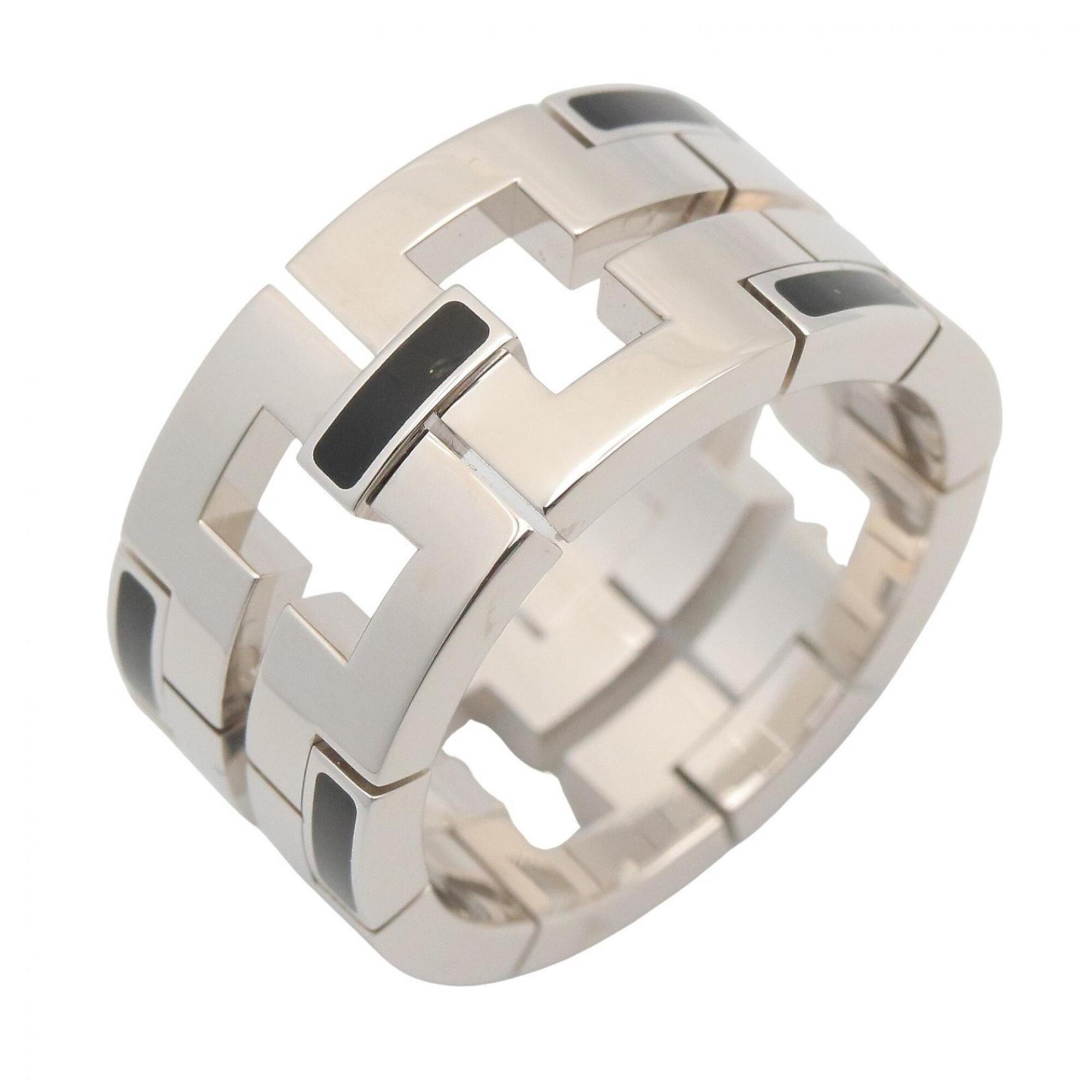 Cartier Dragon Padlock Ring, 18K White Gold (18KWG), Silver Tone, for Men and Women.