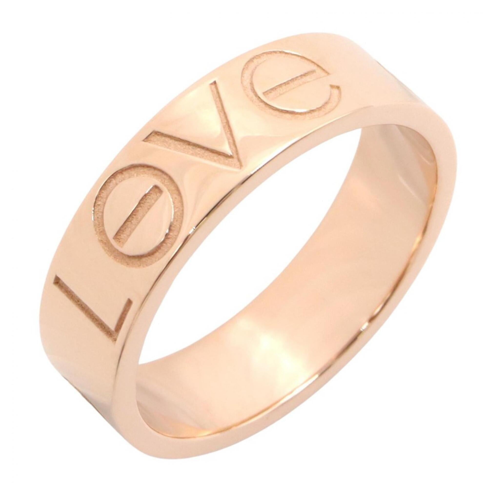 Cartier Love Ring, 18K Pink Gold (PG), Women\'s Jewelry, Tone