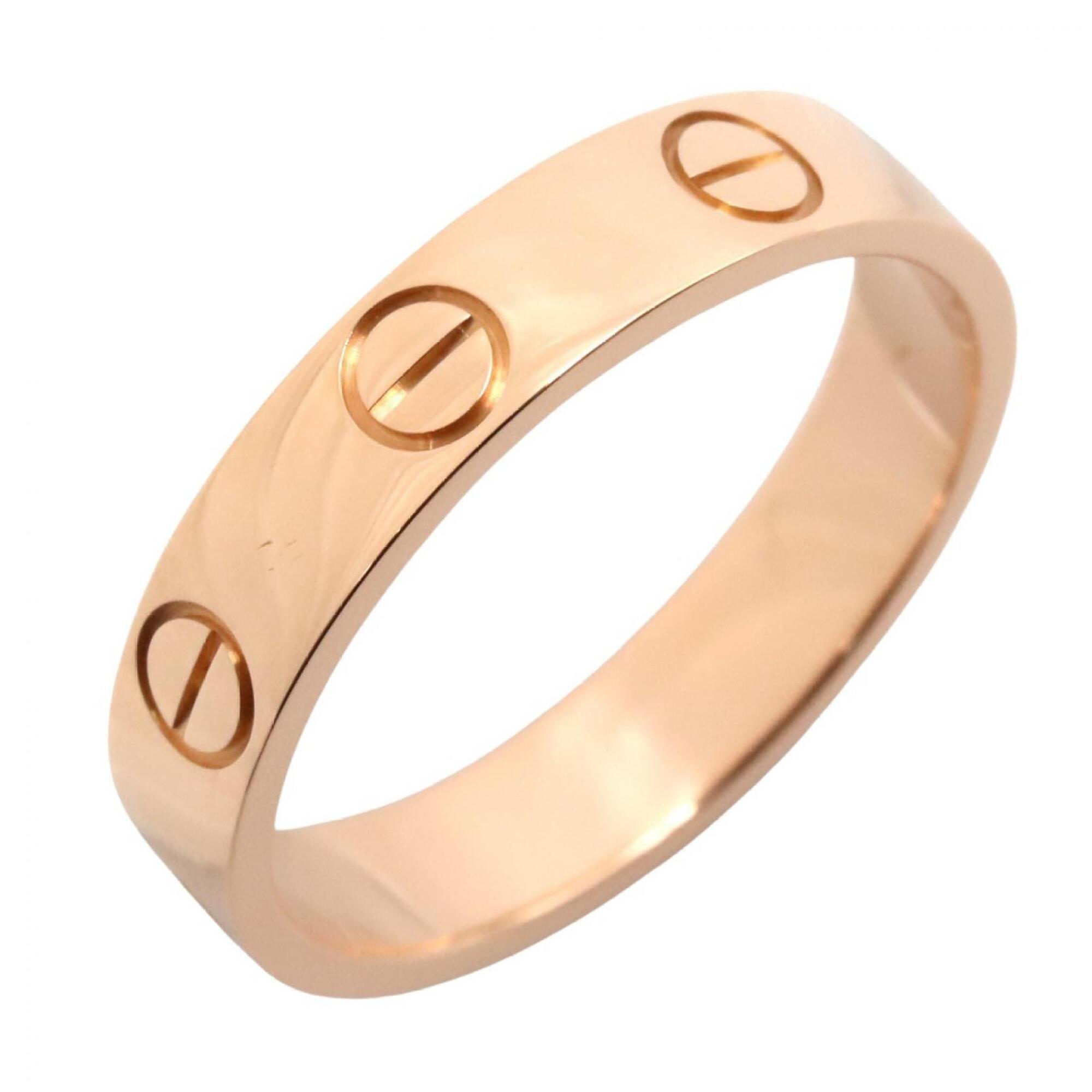 Cartier Mini Love Ring, 18K Pink Gold (PG), Women\'s Jewelry, Tone