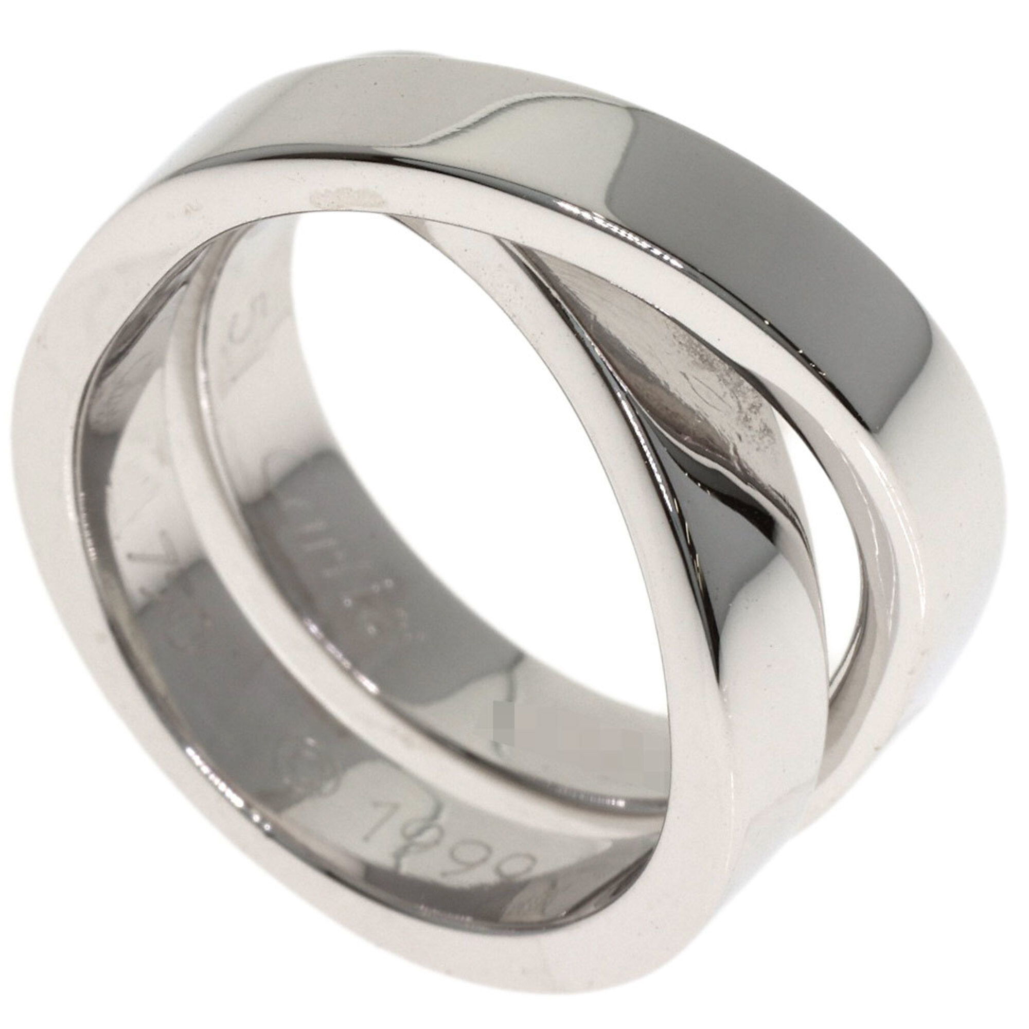Cartier Paris Ring #51, 18K White Gold, Women\'s Ring, CARTIER