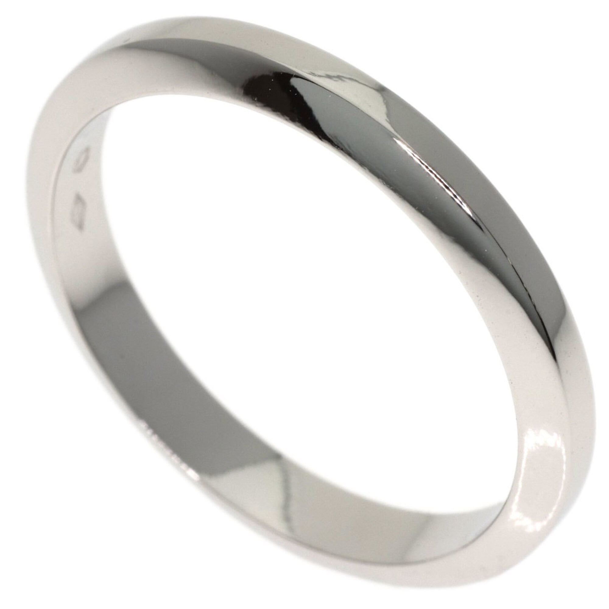 Cartier Band Ring #57, Platinum PT950, Women\'s Ring, CARTIER