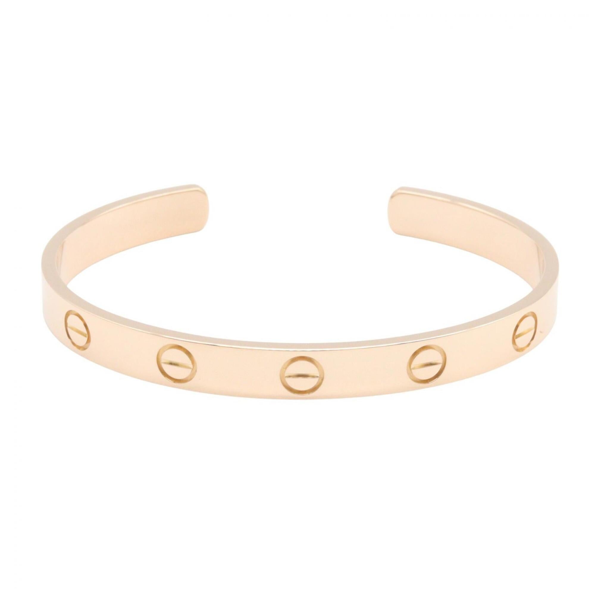 Cartier Open Love Bracelet, 18K Pink Gold (PG), Women\'s, Tone