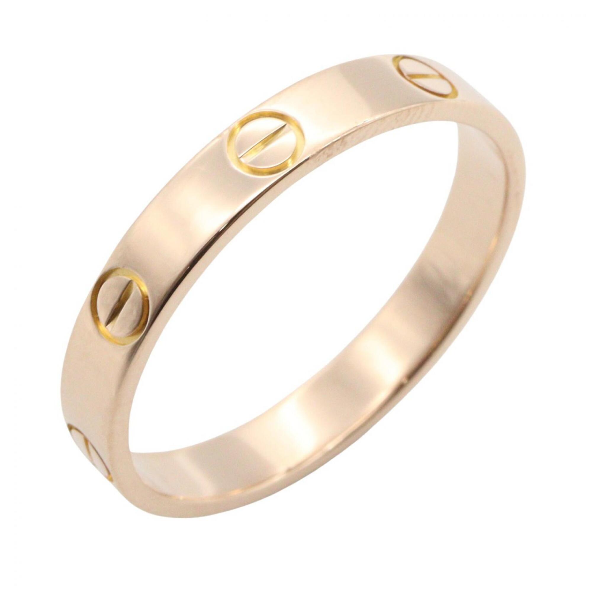Cartier Mini Love Ring, 18K Pink Gold (PG), Men\'s/Women\'s, Tone, B40852690