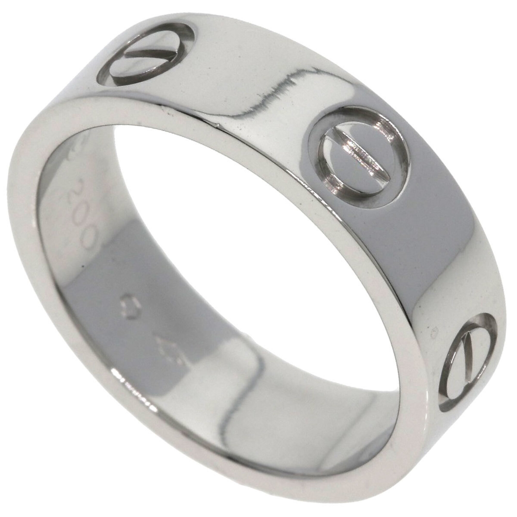 Cartier Love Ring #51, Platinum PT950, Women\'s Ring, CARTIER