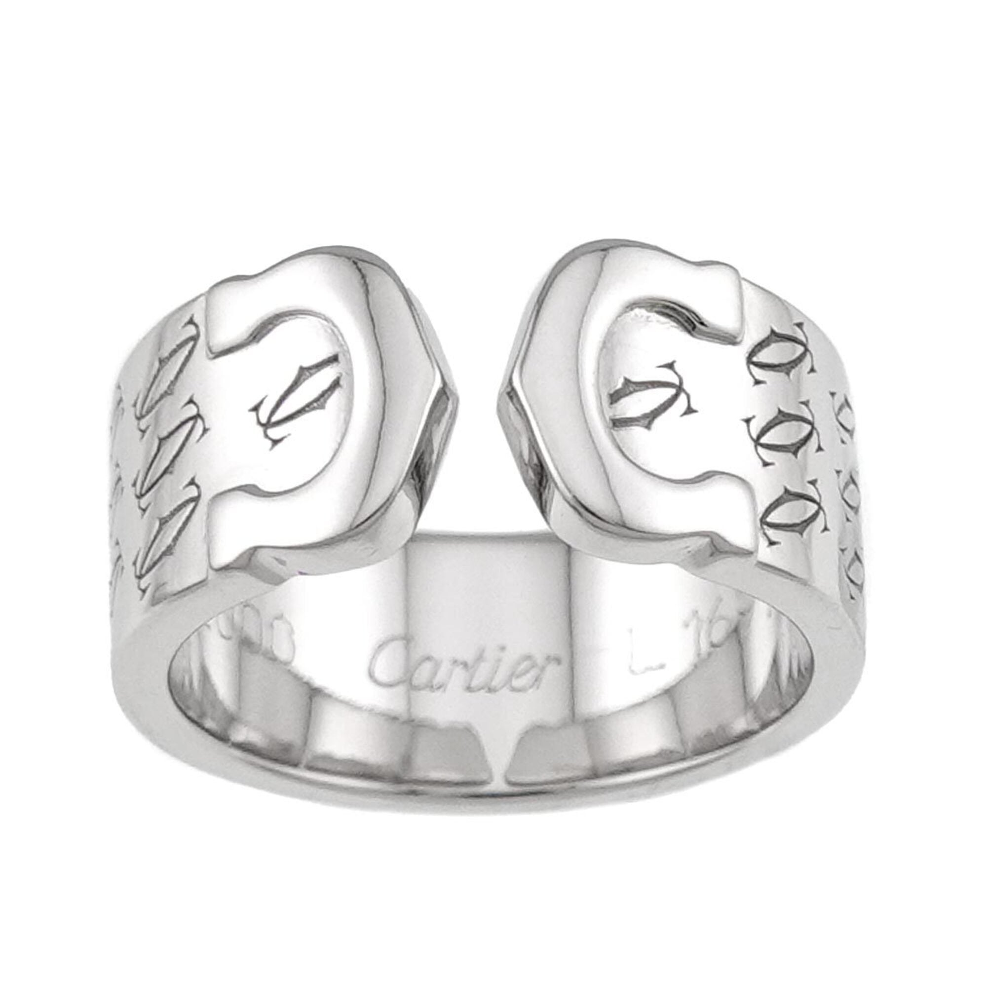 Cartier C2 #49 Ring, 18K WG (White Gold 750), 2C (2000 Limited Edition)