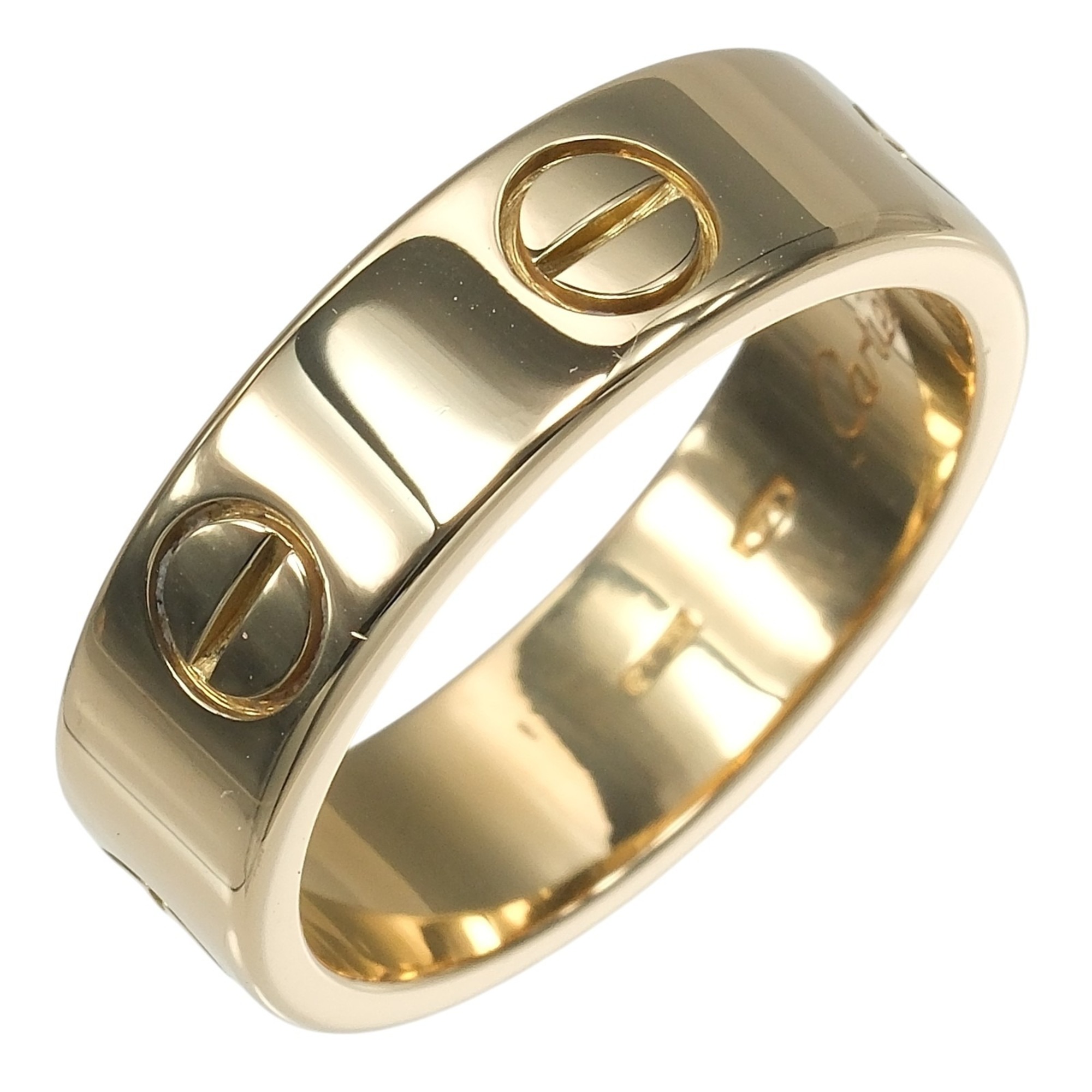 Cartier Love ring, size 10, 18K yellow gold, approximately 6.78g.