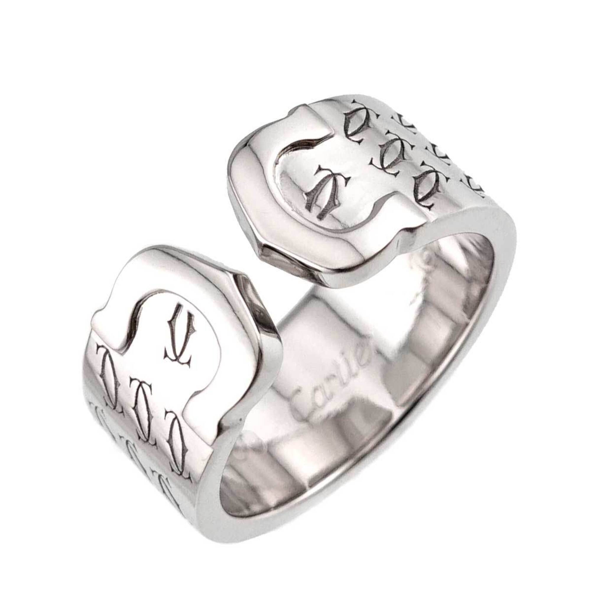 Cartier C2 #49 Ring, 18K WG White Gold 750, 2C Limited Edition, 2000.