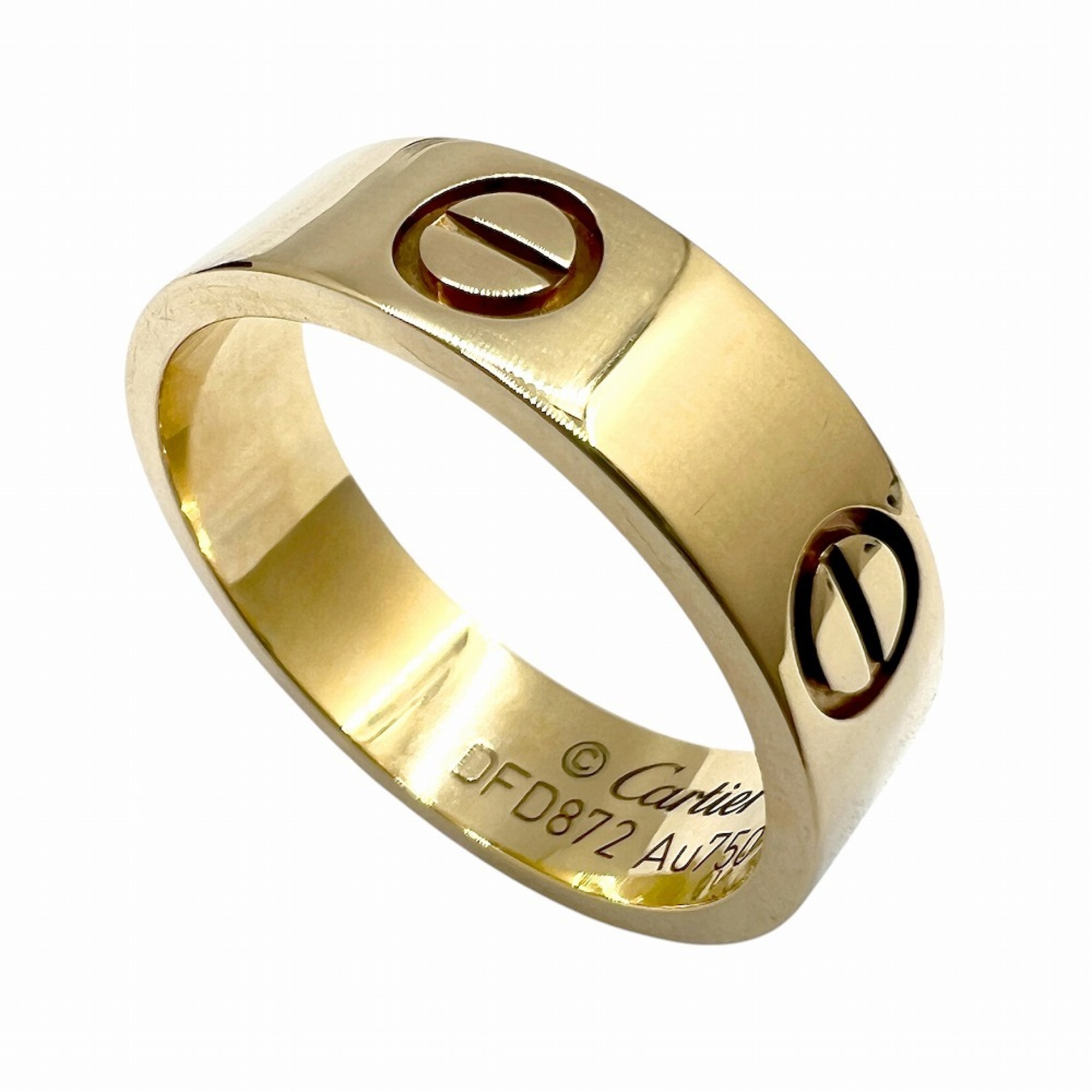 Cartier Love Ring K18YG #53 5.8g Au750 18 Women\'s Men\'s