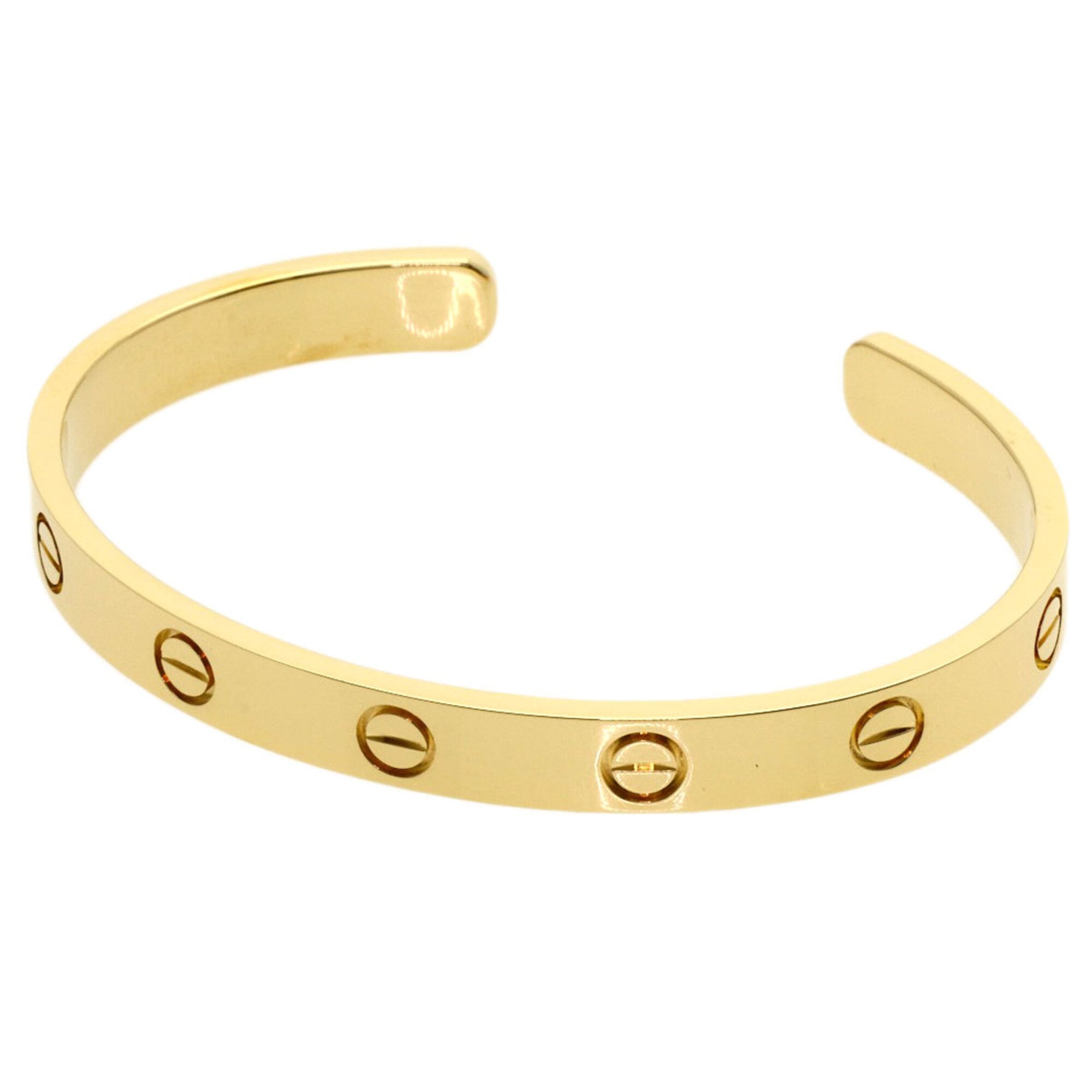 Cartier Open Love Bracelet #16, 18K Yellow Gold, Women\'s Bracelet, CARTIER