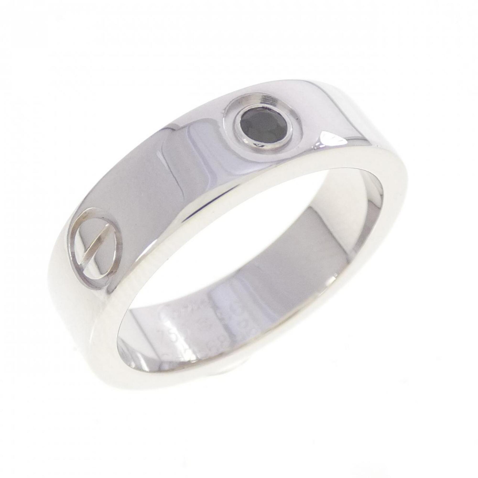 Cartier Love Ring 1P Black Sapphire