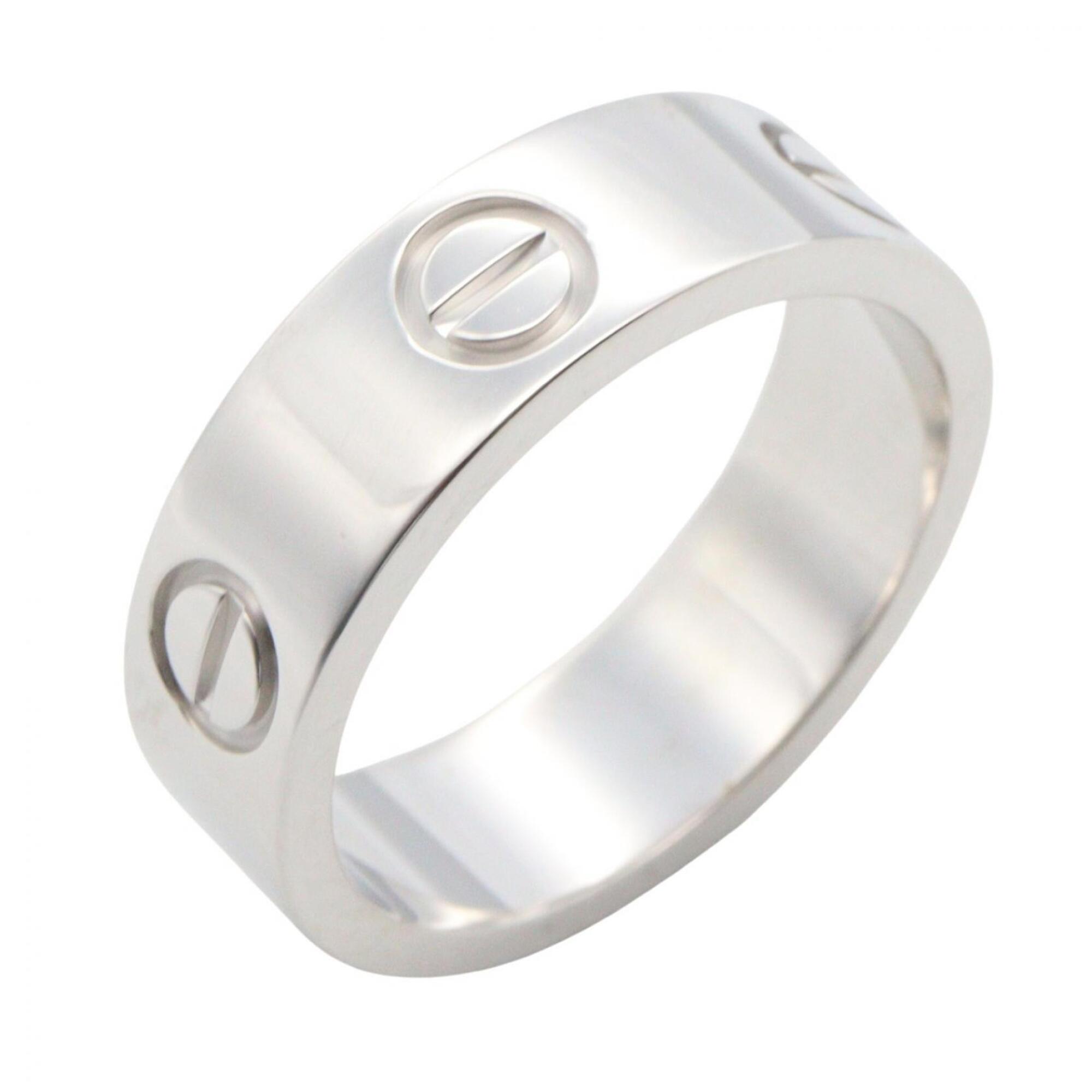 Cartier Love Ring, 750WG (Silver Tone), Men\'s and Women\'s Jewelry.
