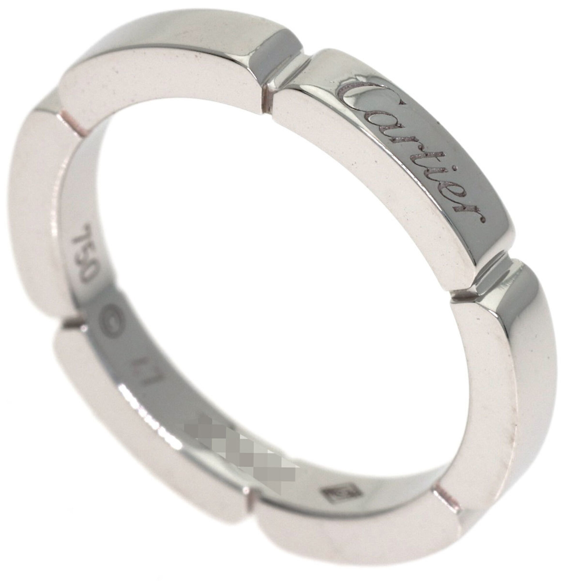 Cartier Maillon Panthre #47 Ring, 18K White Gold, Women\'s, CARTIER