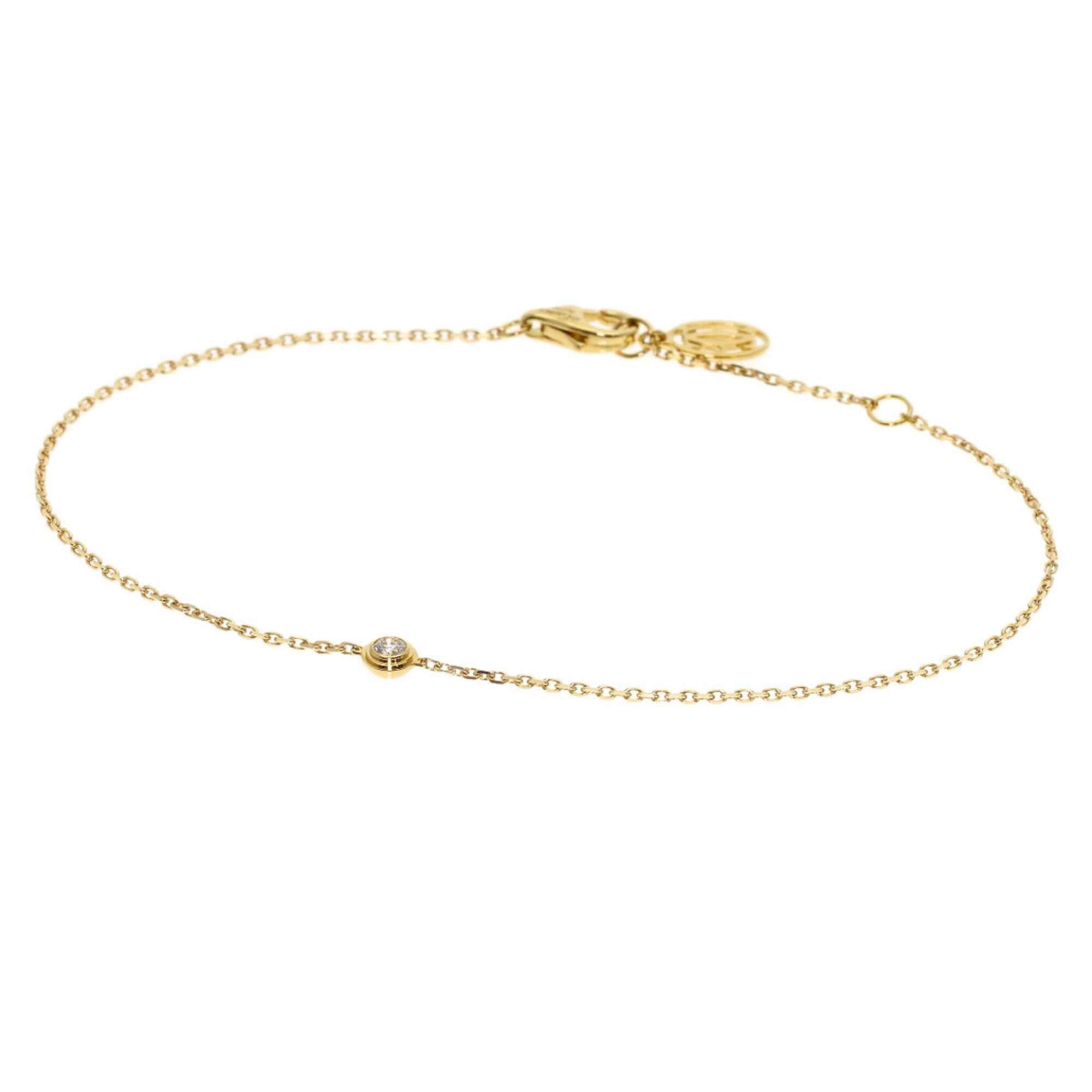 Cartier Diamants LŽgers XS Diamond Bracelet 18K Yellow Gold Women\'s CARTIER