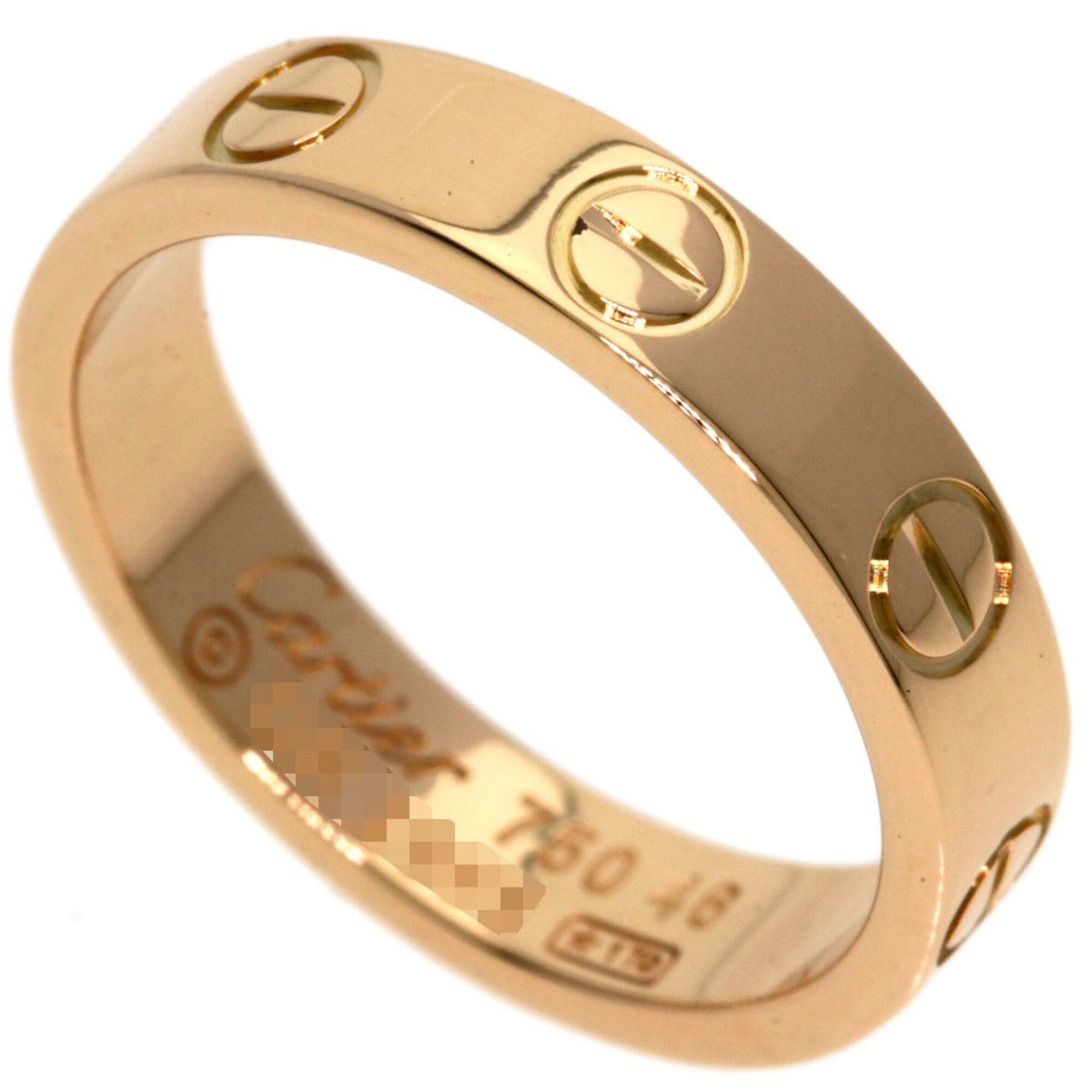Cartier Love Ring #46, 18K Pink Gold, Women\'s Ring, CARTIER