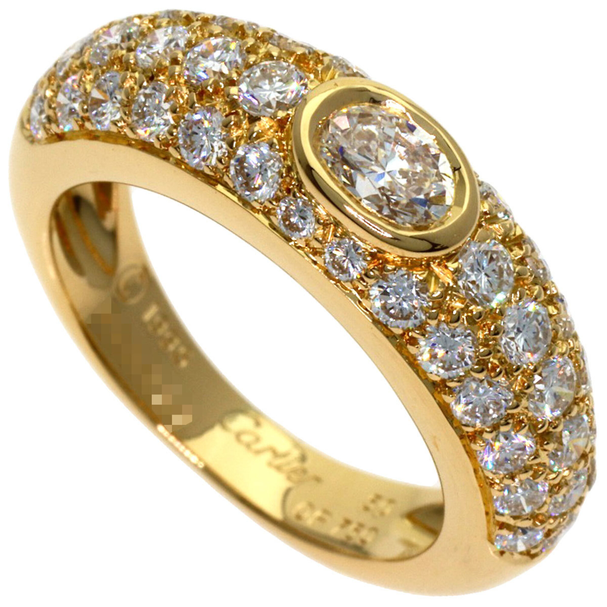 Cartier Mimi Diamond Ring, 18K Yellow Gold, Women\'s.