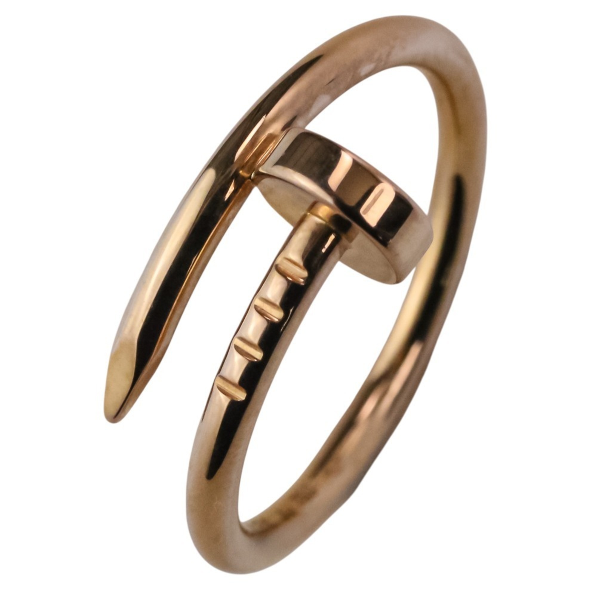 Cartier Juste un Clou Ring, 750 Pink Gold, Size 49, Women\'s.