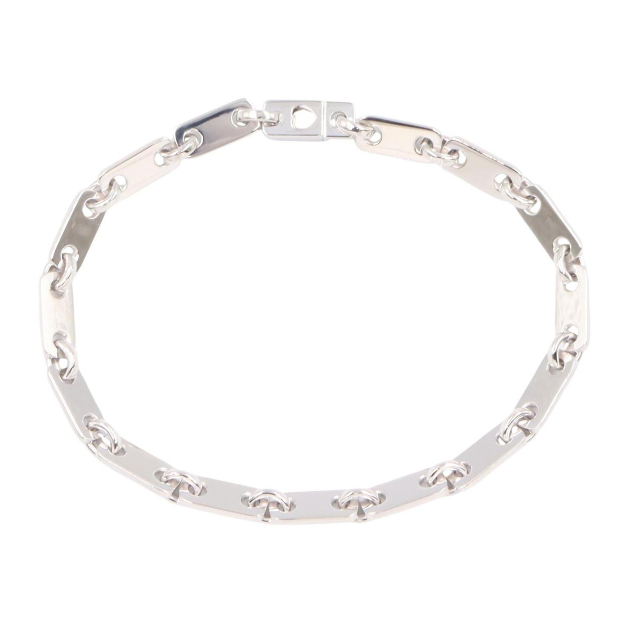 Cartier Fidelity Heart Key Bracelet, 18K White Gold (18KWG), Women\'s, Silver Tone, B6013800