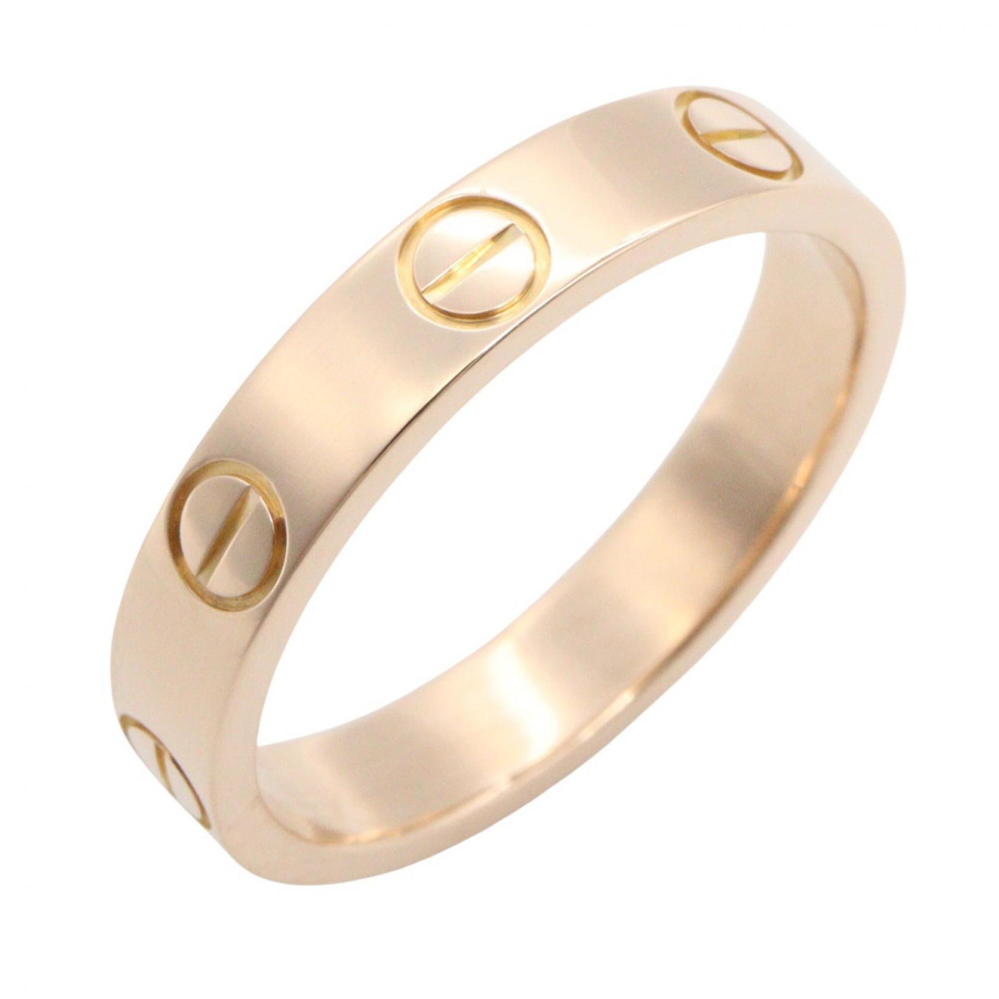 Cartier Mini Love Ring, 18K Pink Gold (PG), Women\'s Tone, B4049750
