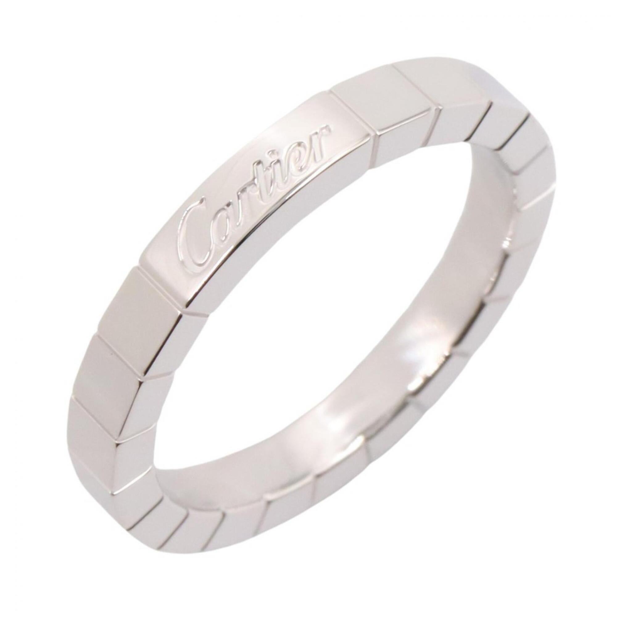 Cartier Lanieres Ring, 18K White Gold (18KWG), Silver Tone, for Men and Women.
