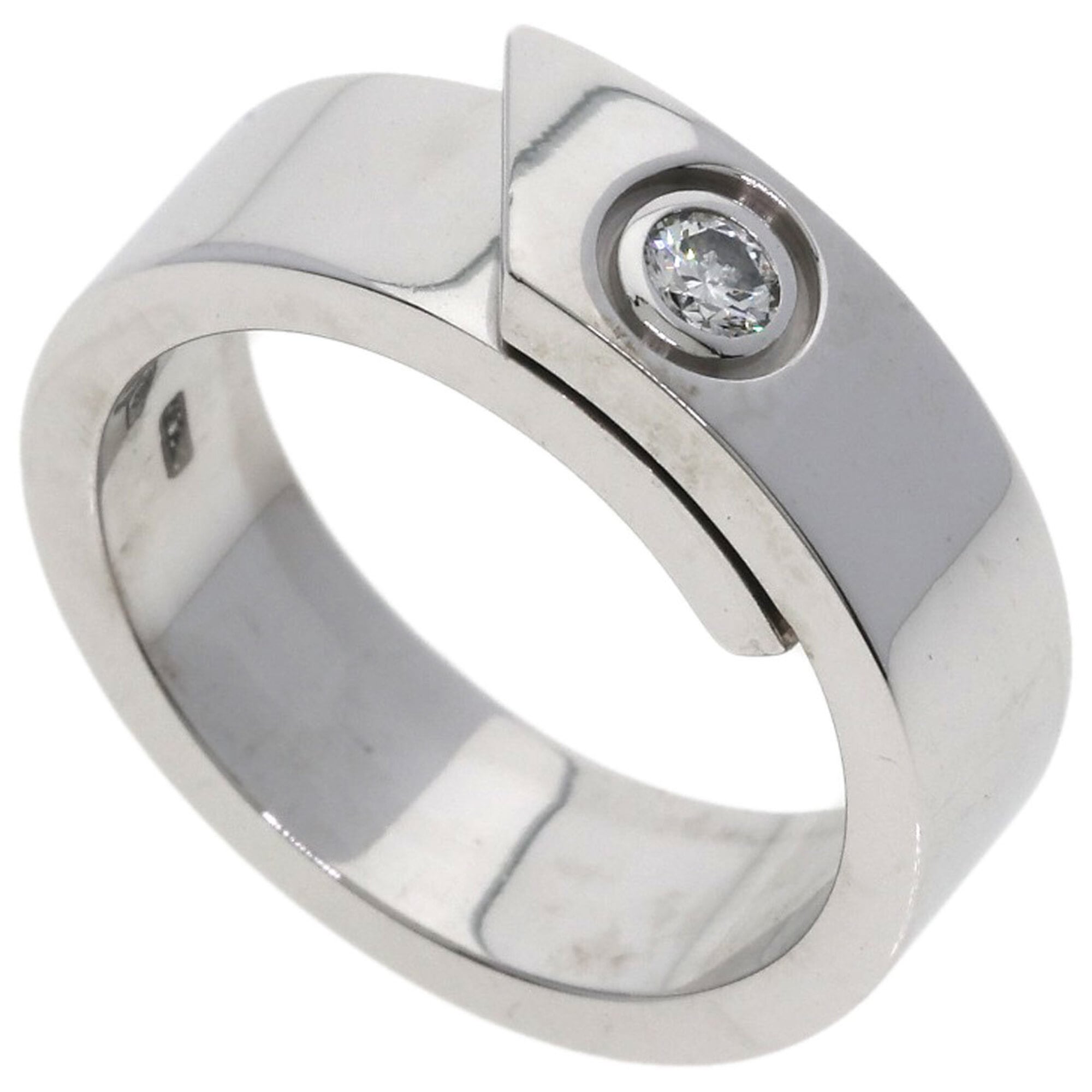 Cartier Anniversary Diamond Ring #50, 18K White Gold, Women\'s.