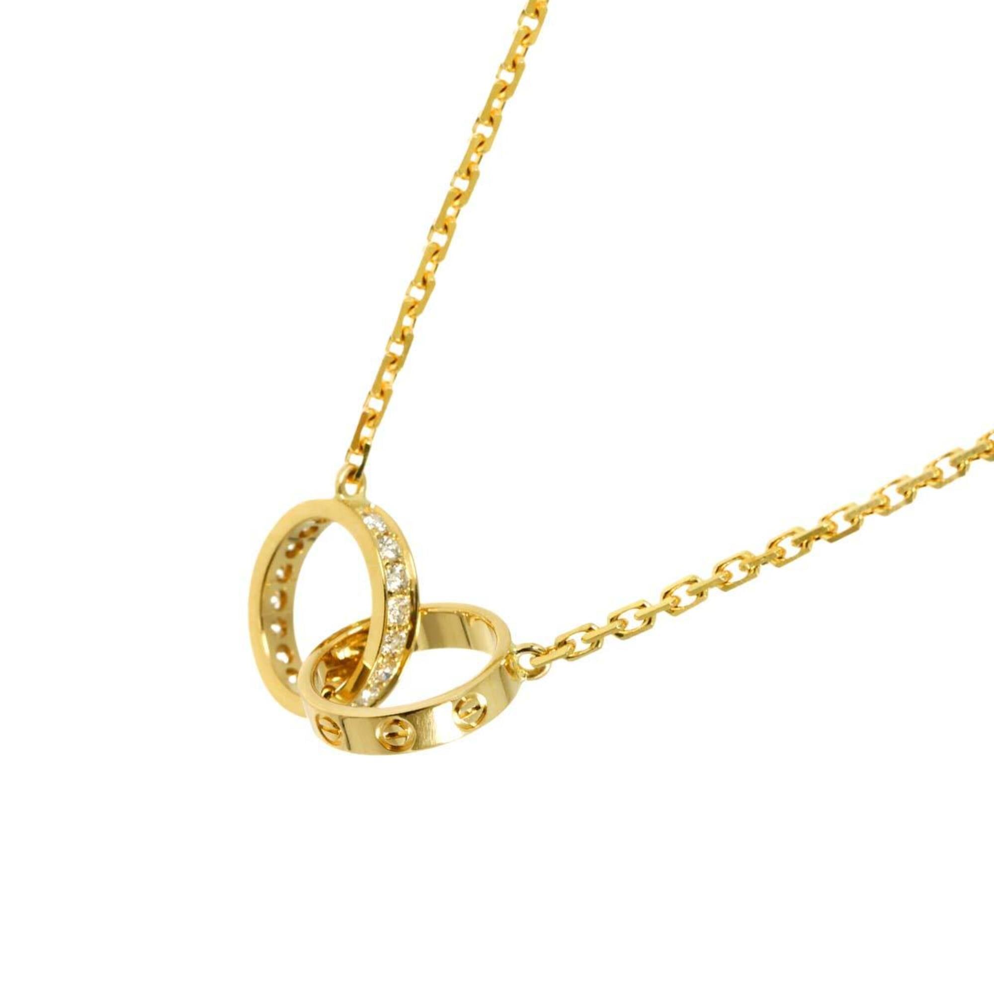 Cartier Baby Love Diamond Necklace, 44cm, 18K Yellow Gold (750)