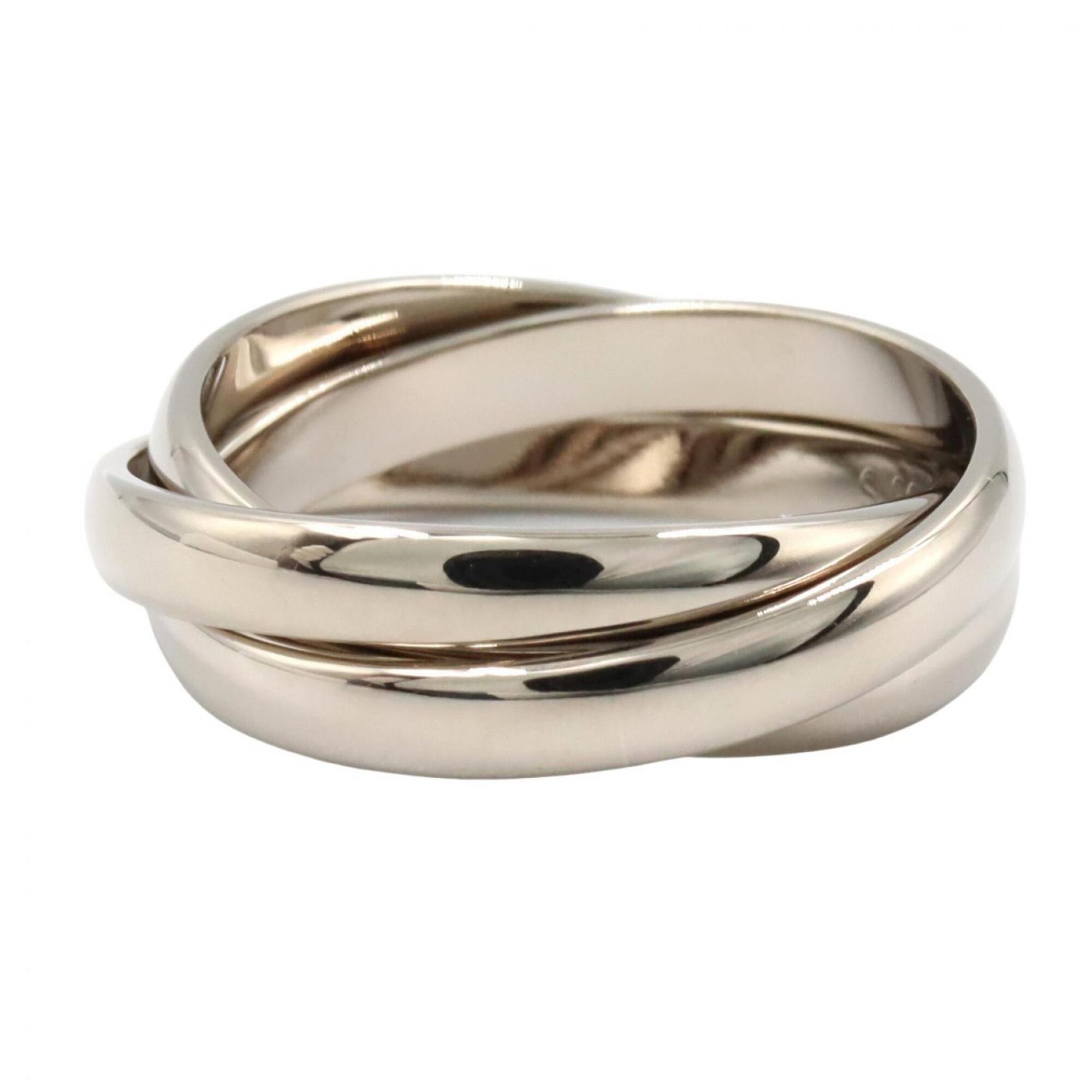 Cartier Trinity Ring, 18K White Gold (18KWG), Silver Tone, B4039751