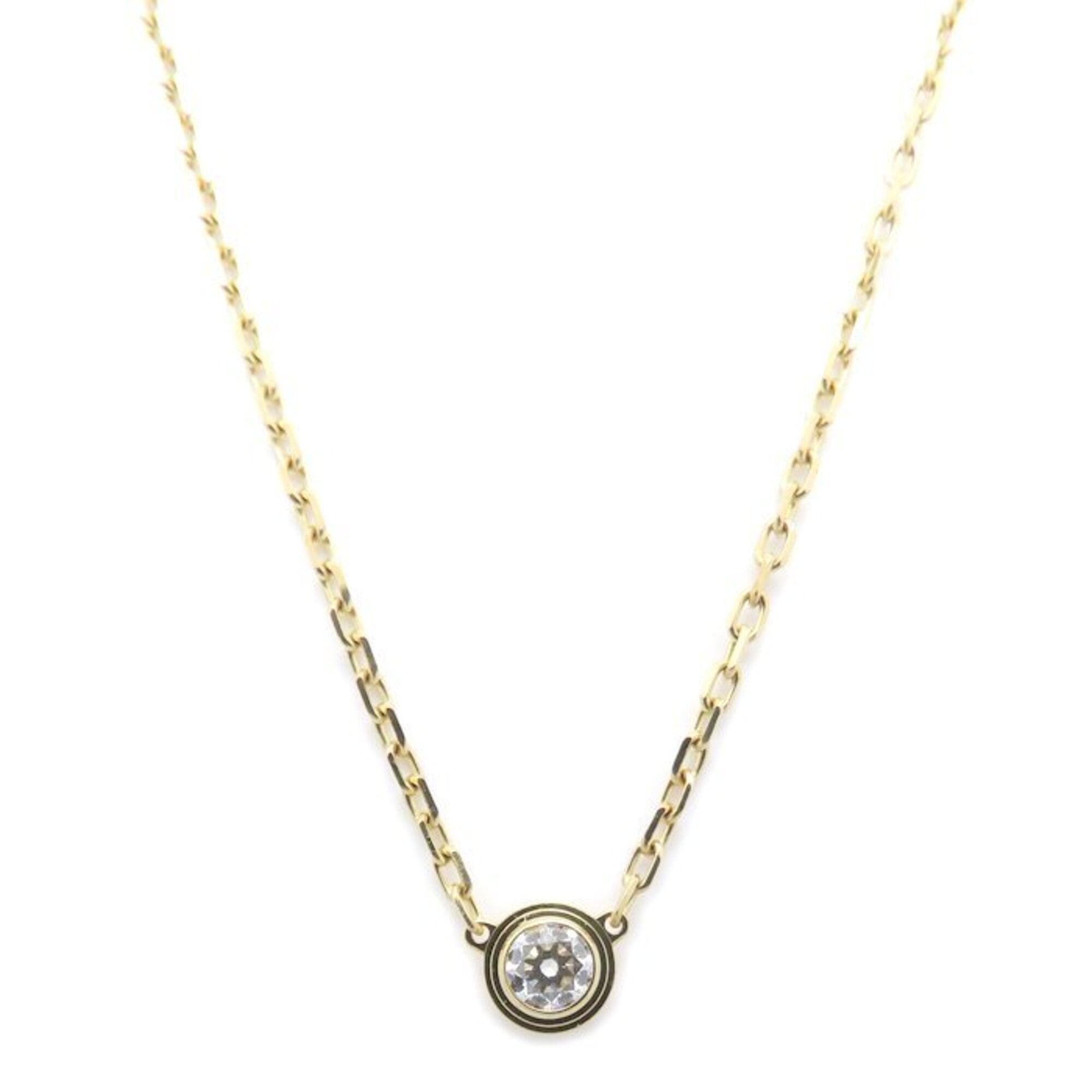 CARTIER Damour SM Diamond Necklace 18K Yellow Gold Women\'s 296015