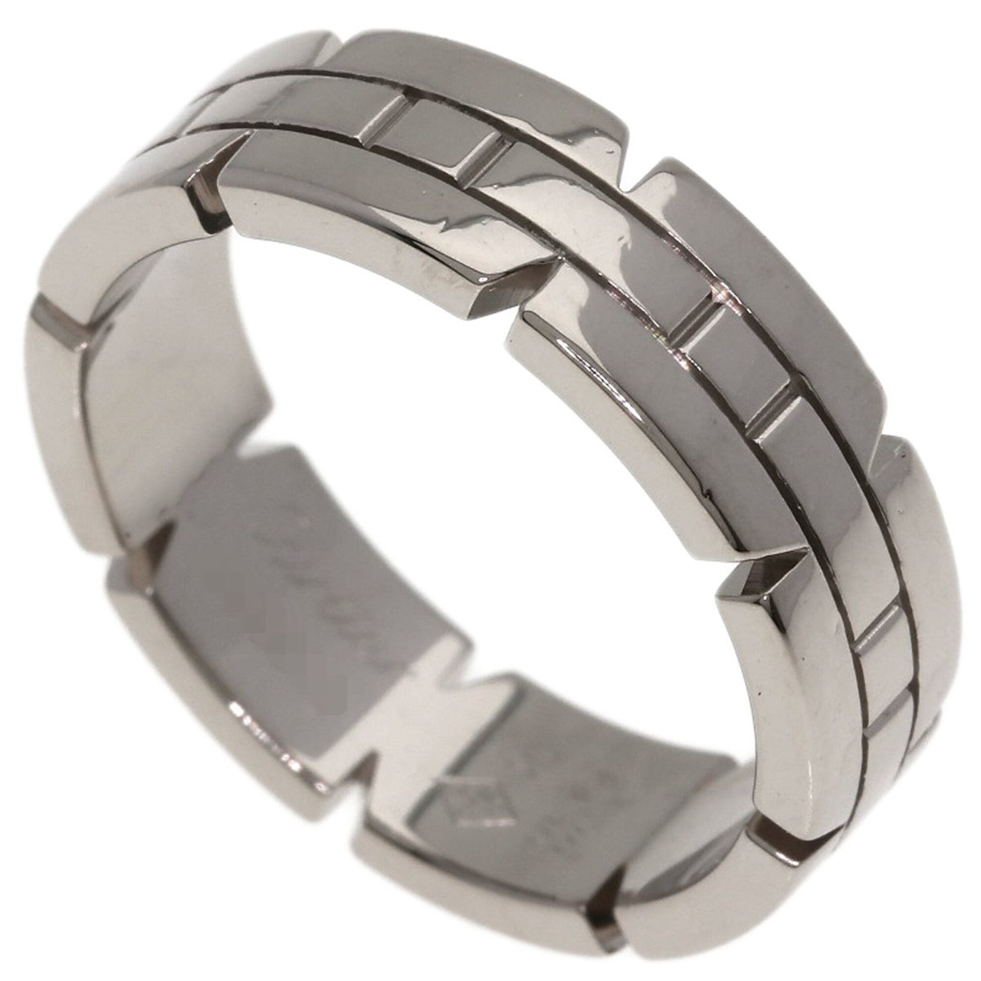 Cartier Tank Franaise #58 Ring, 18K White Gold, Women\'s, CARTIER