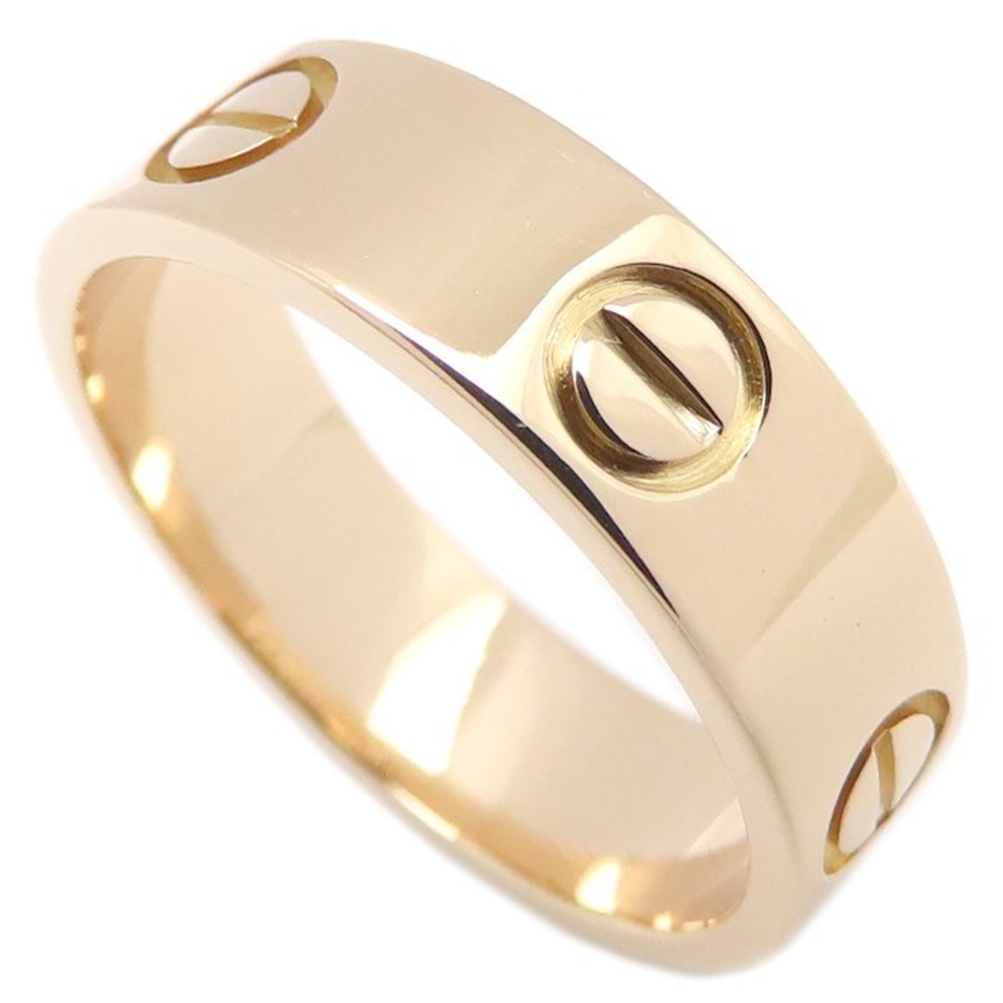 CARTIER Love Ring, Size #53, B4084800, 18K Pink Gold, Women\'s, 295538