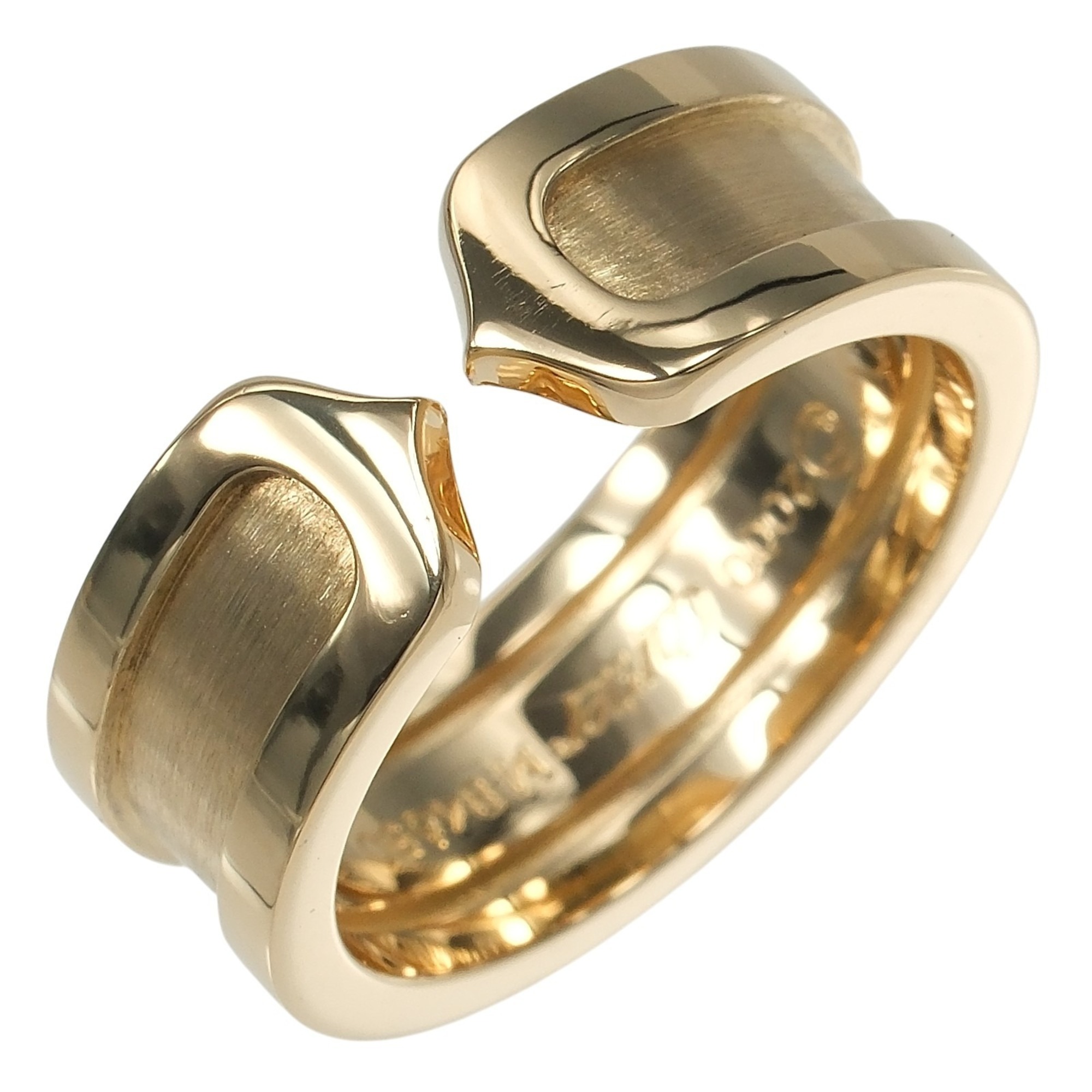 Cartier Ring 2C, Size 8, 18K Yellow Gold, Approx. 6.52g