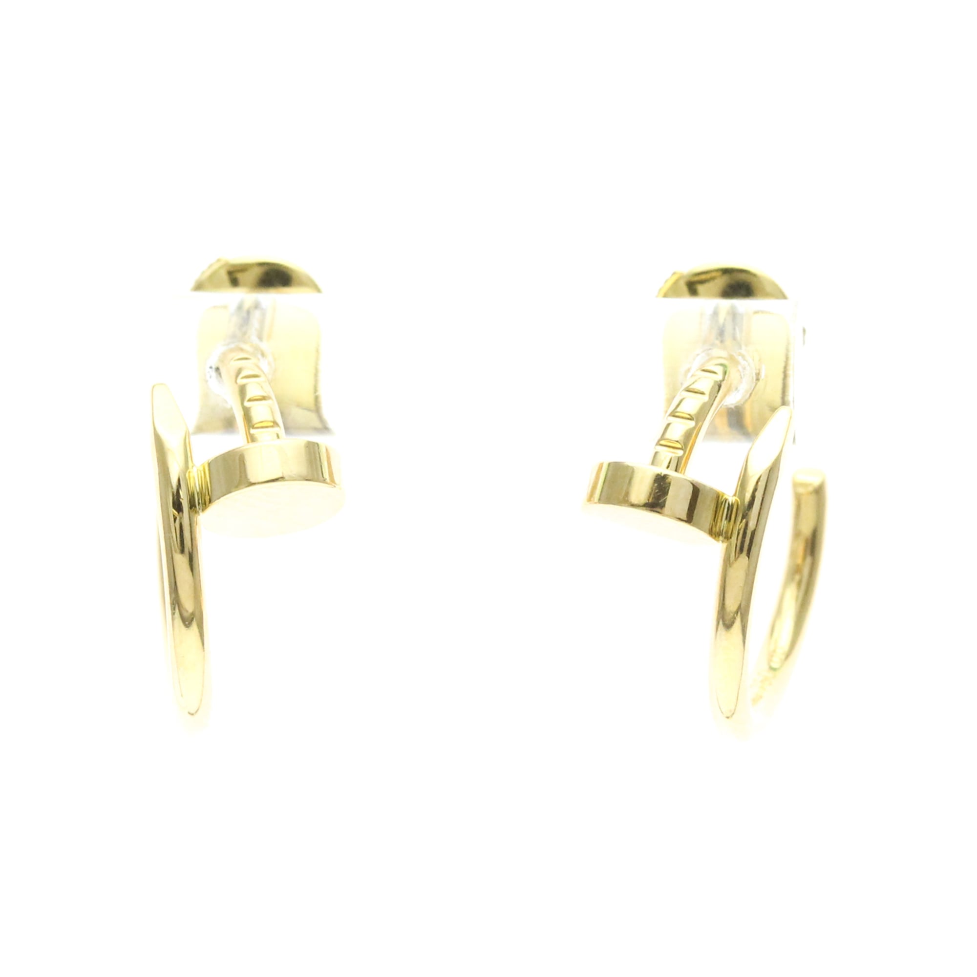 Cartier Juste Un Clou Earrings No Stone Yellow Gold (18K) Half Hoop Earrings Gold