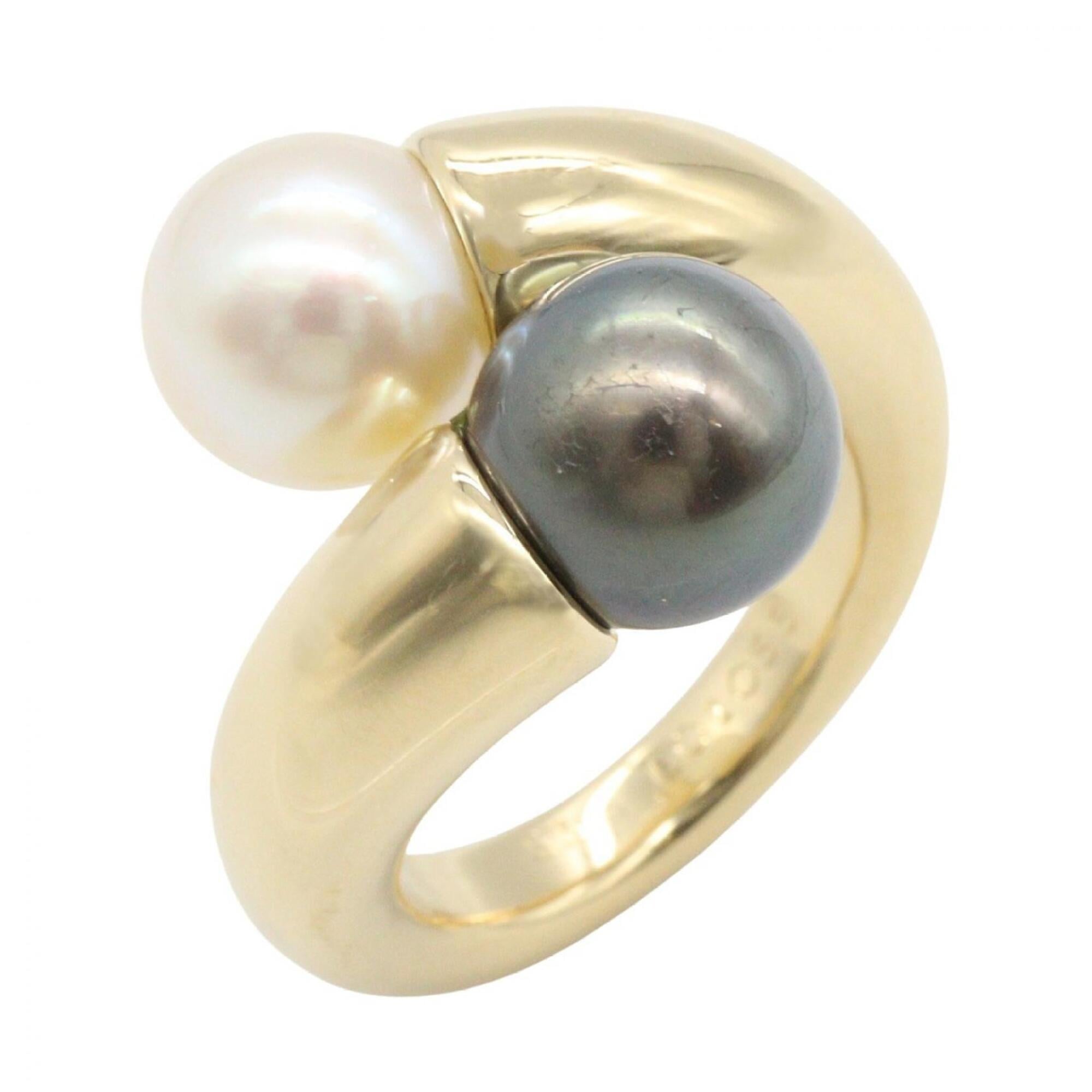 Cartier Perla Toi et Moi Pearl Ring - 18K (Yellow Gold) for Women Gold, Gray, White Tones