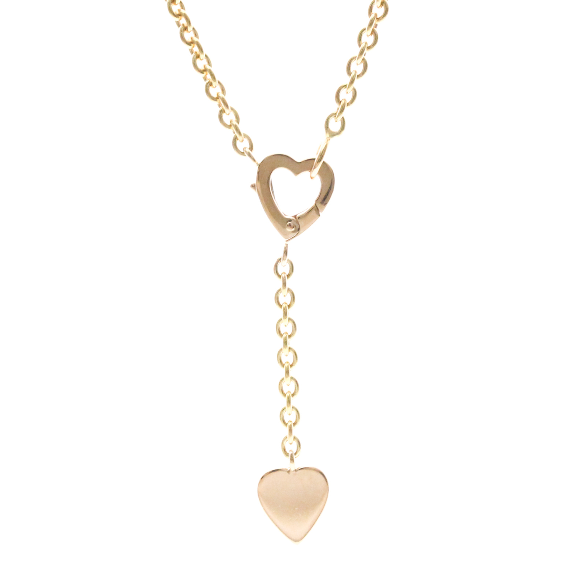 Cartier Mon Amour Necklace Pink Gold (18K) No Stone Men,Women Fashion Necklace (Pink Gold)