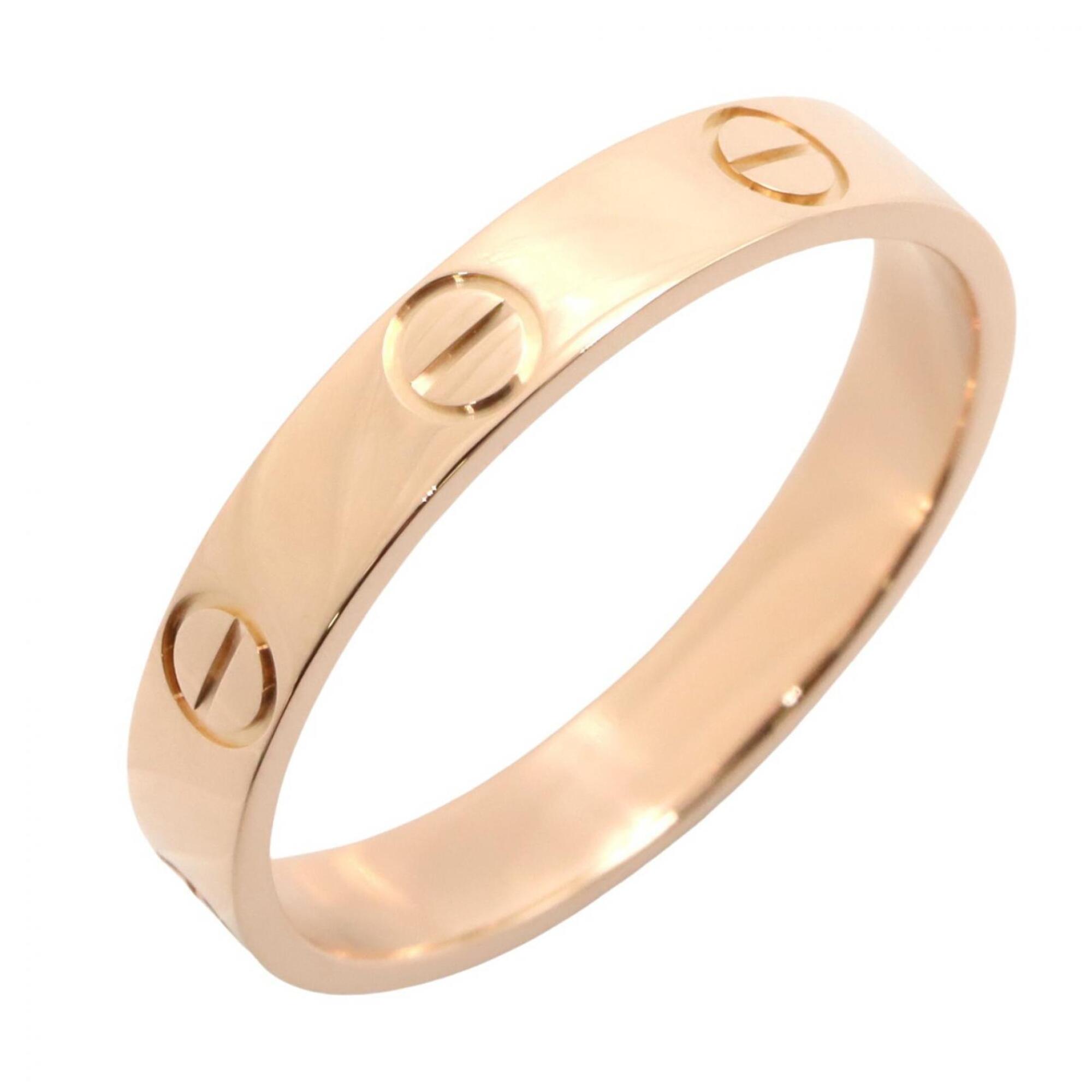 Cartier Mini Love Ring, 18K Pink Gold (PG), Women\'s Tone, B4085255