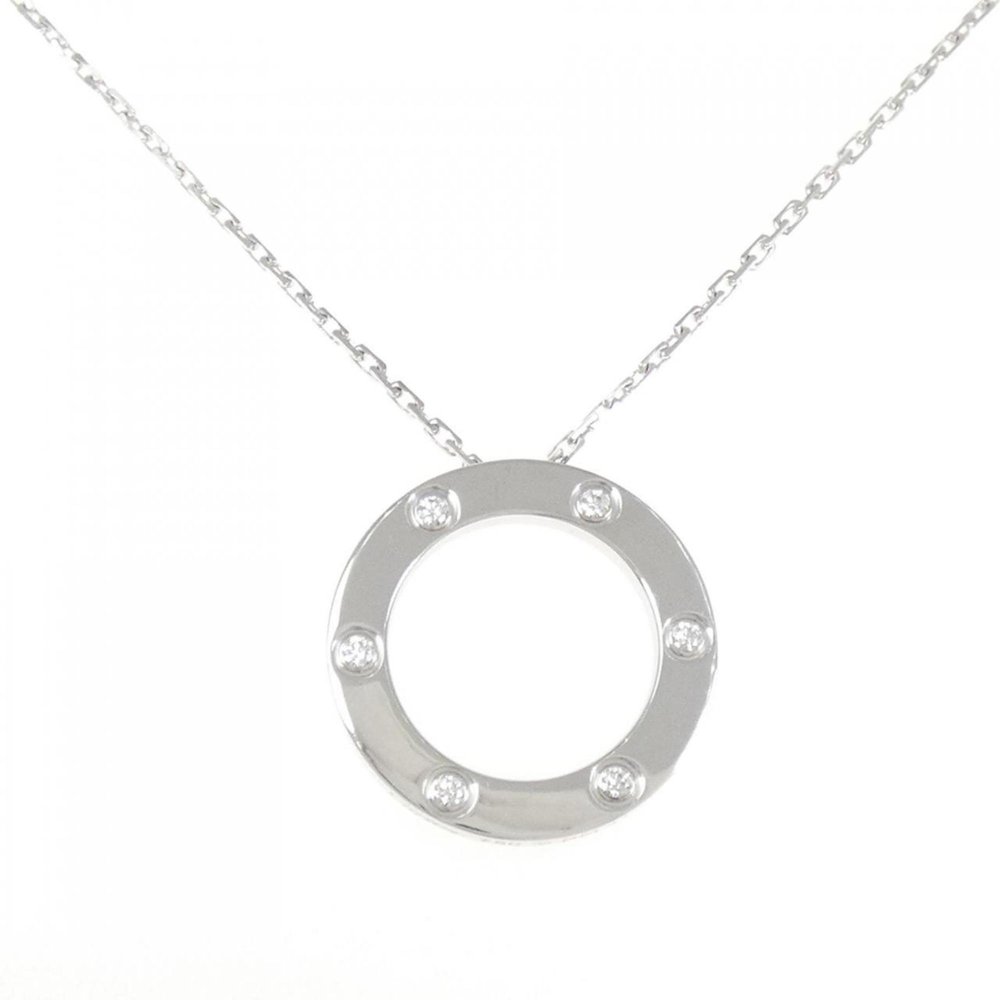 Cartier Love Necklace Full Diamond