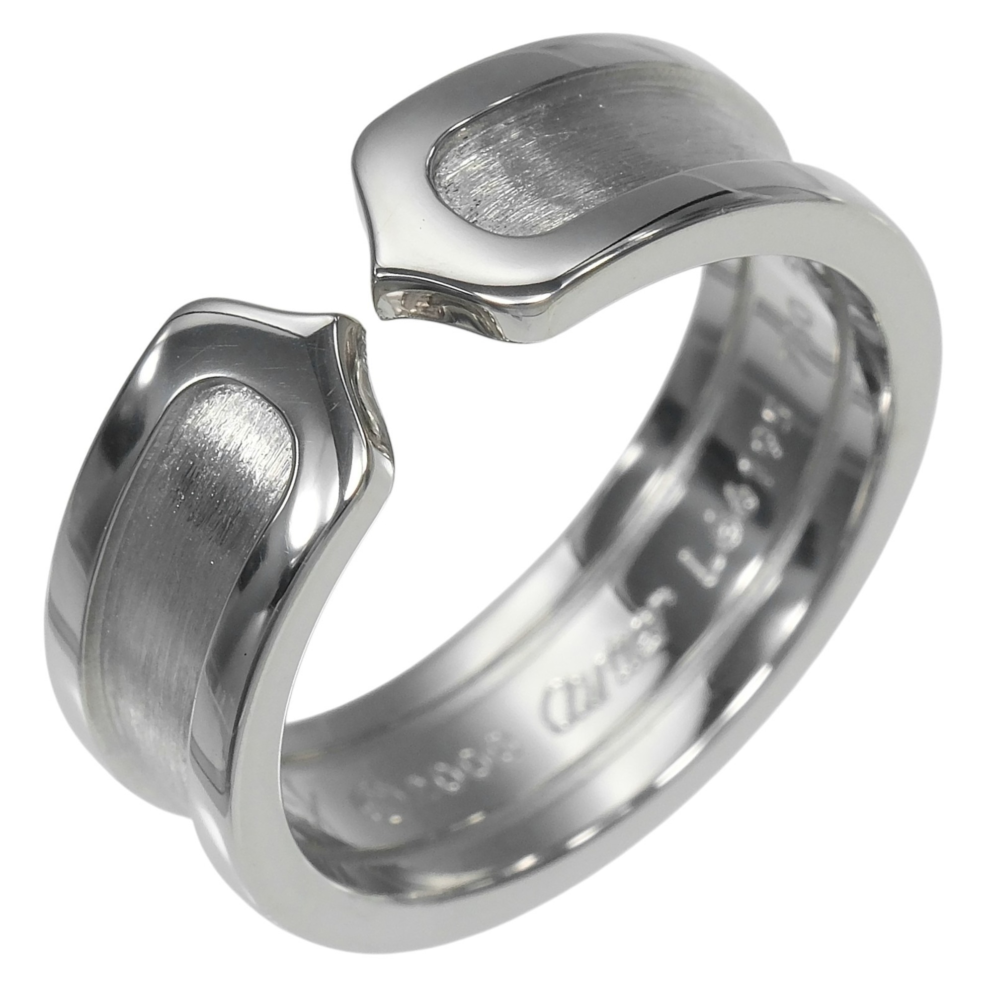 Cartier Ring 2C, Size 13, 18K White Gold, Approx. 7.7g