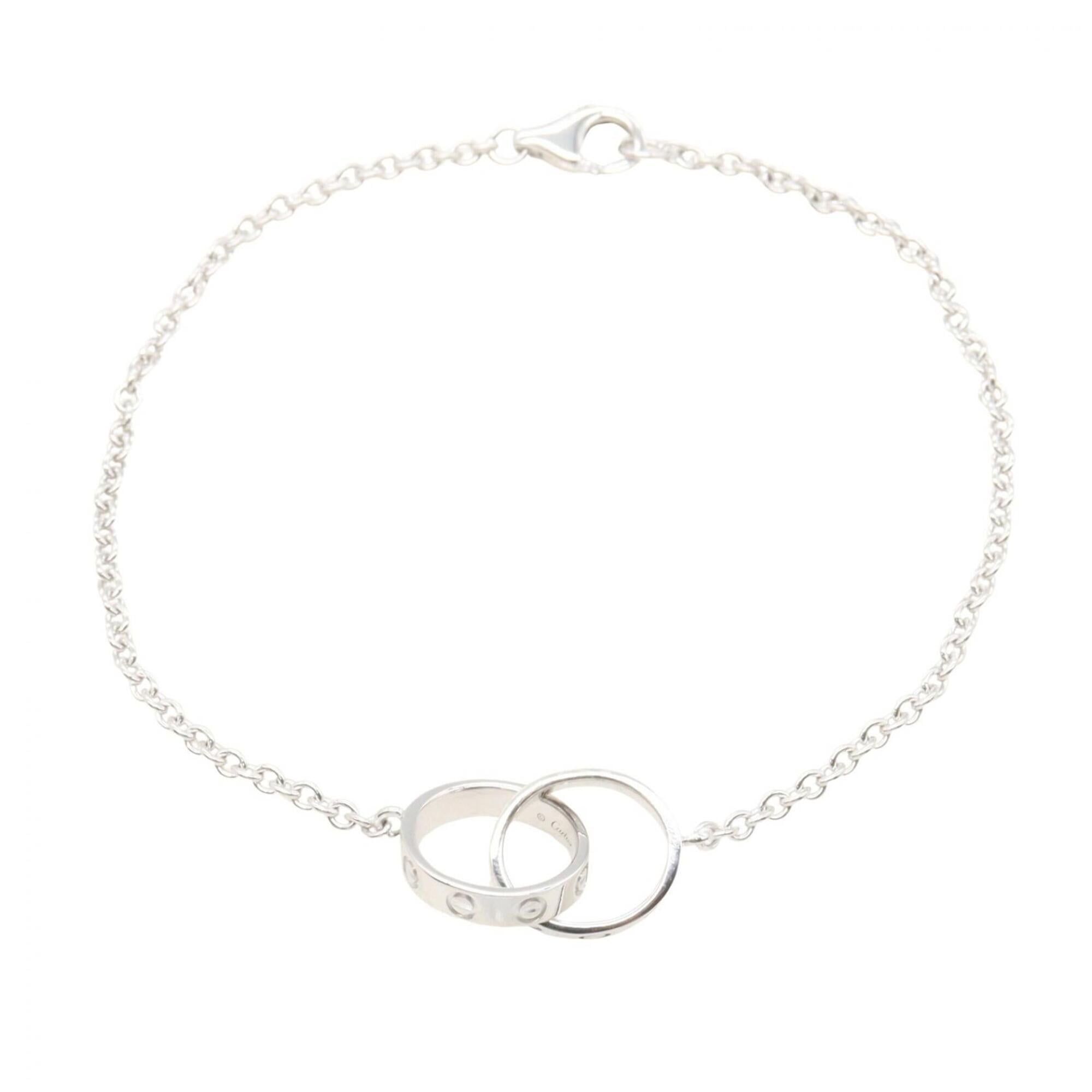 Cartier Baby Love Bracelet, 18K White Gold (WG), Women\'s, Silver Tone