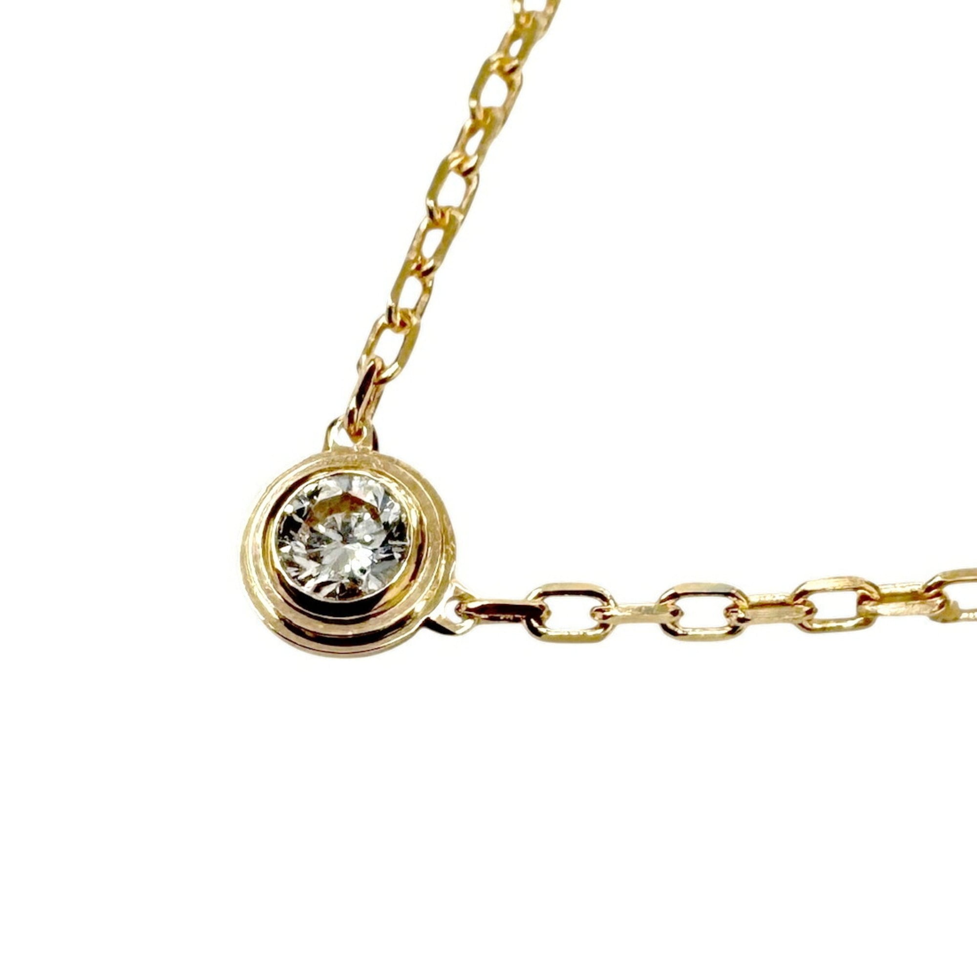 Cartier Damour Necklace, Small Model (SM), 18K Pink Gold (B7215800), Diamond, Men\'s/Women\'s.