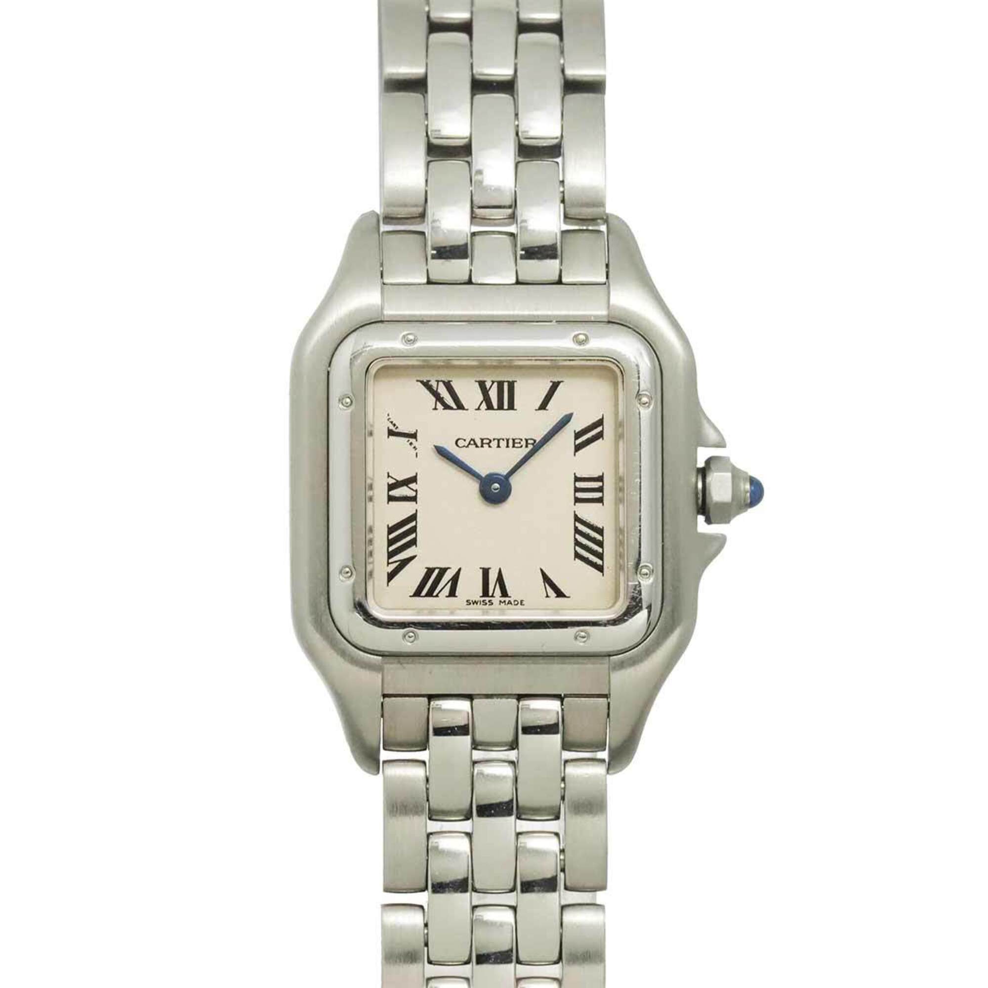 Cartier Panthre SM W25033P5 Women\'s Watch, Ivory, Quartz Watch