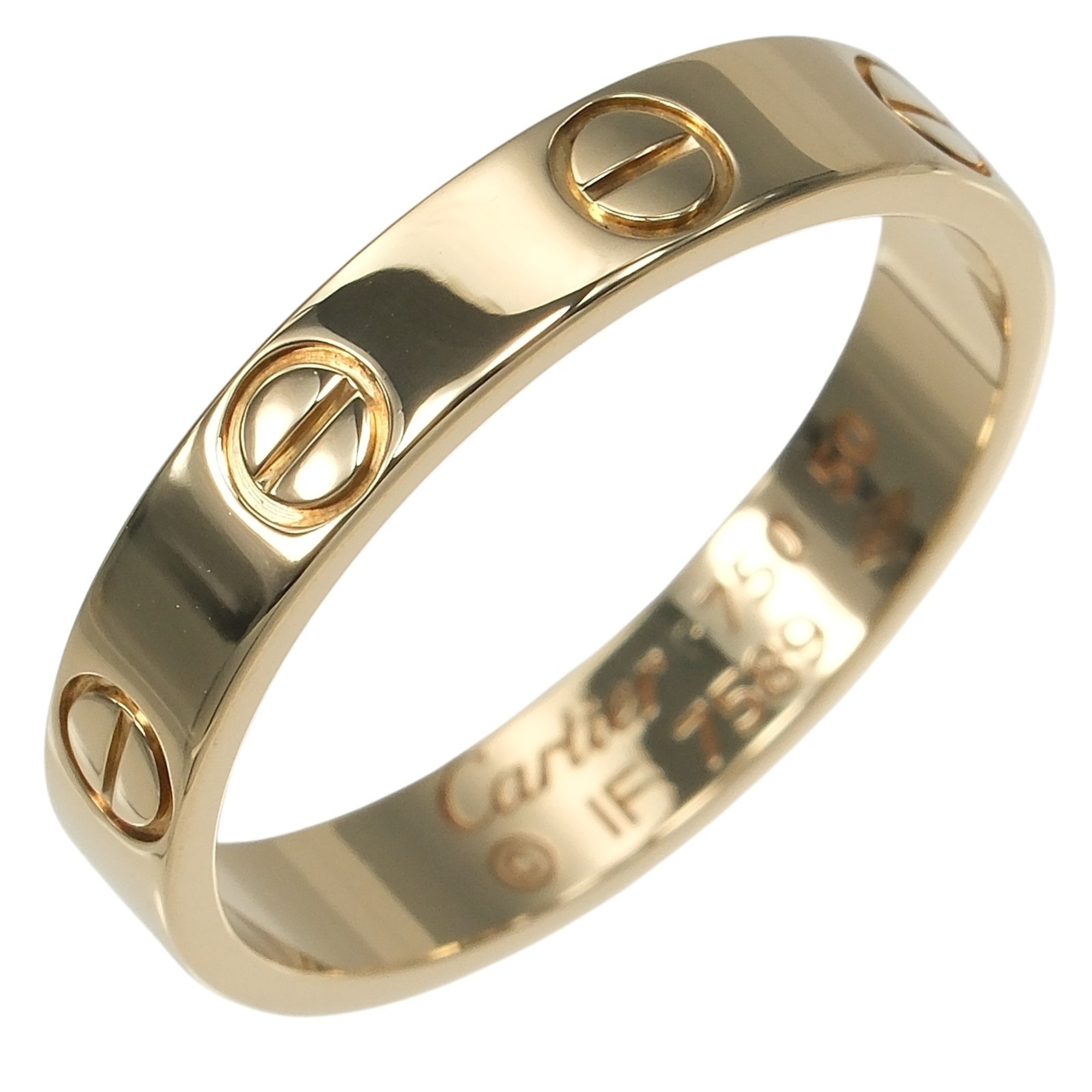 Cartier Love Small Ring, Size 10, 18K Yellow Gold, Approx. 2.78g