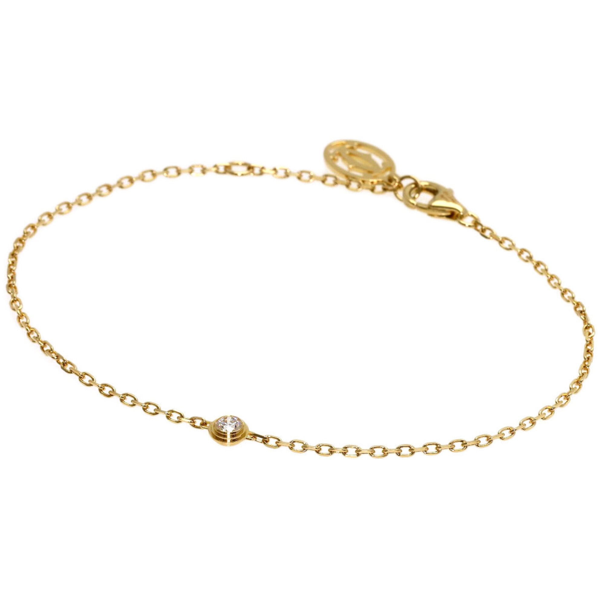 Cartier Damour Diamants LŽgers SM Diamond Bracelet 18K Yellow Gold Women\'s CARTIER