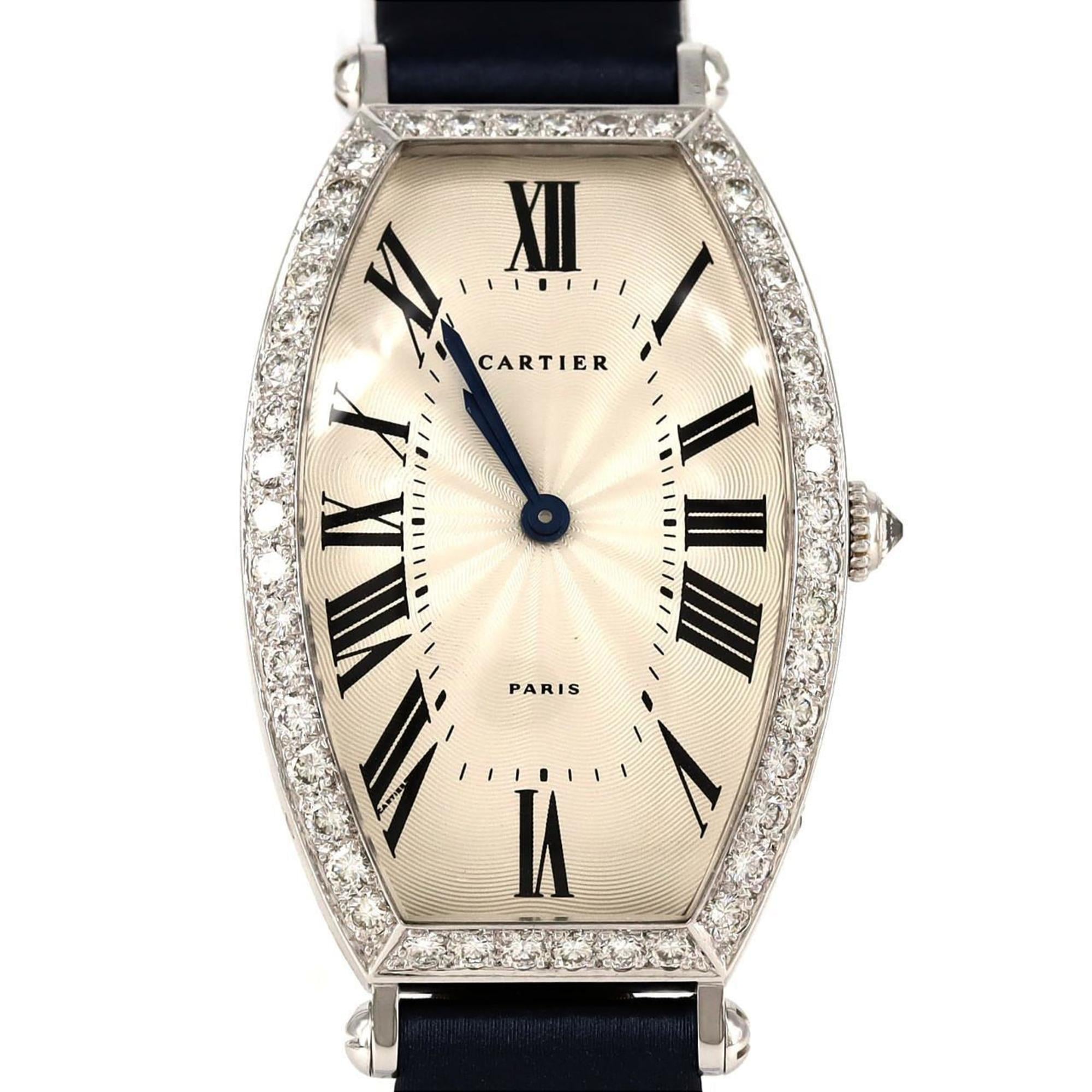 Cartier Tonneau LM WG D WA502451 Watch, Manual Winding