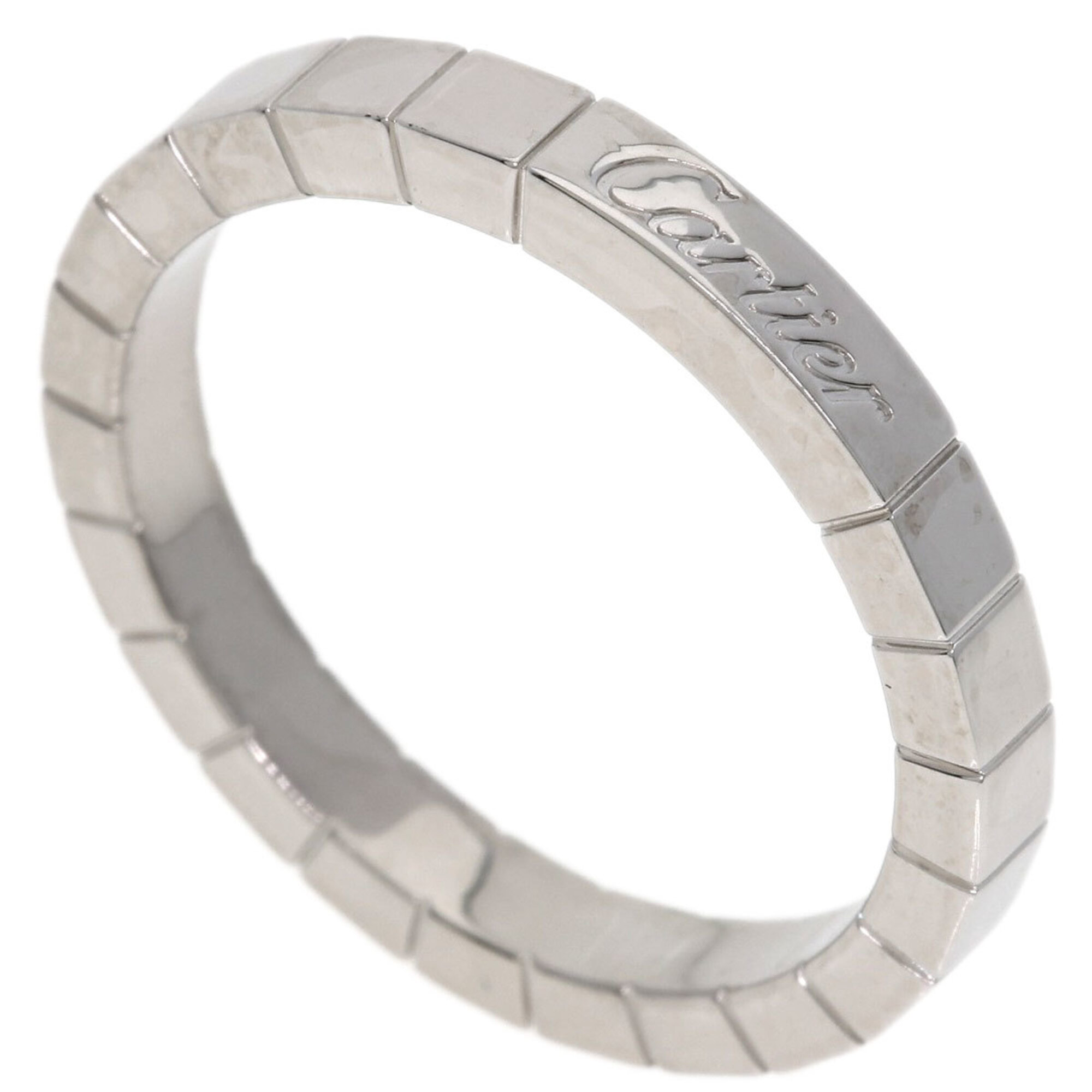 Cartier Lanieres #60 Ring, 18K White Gold, Women\'s.