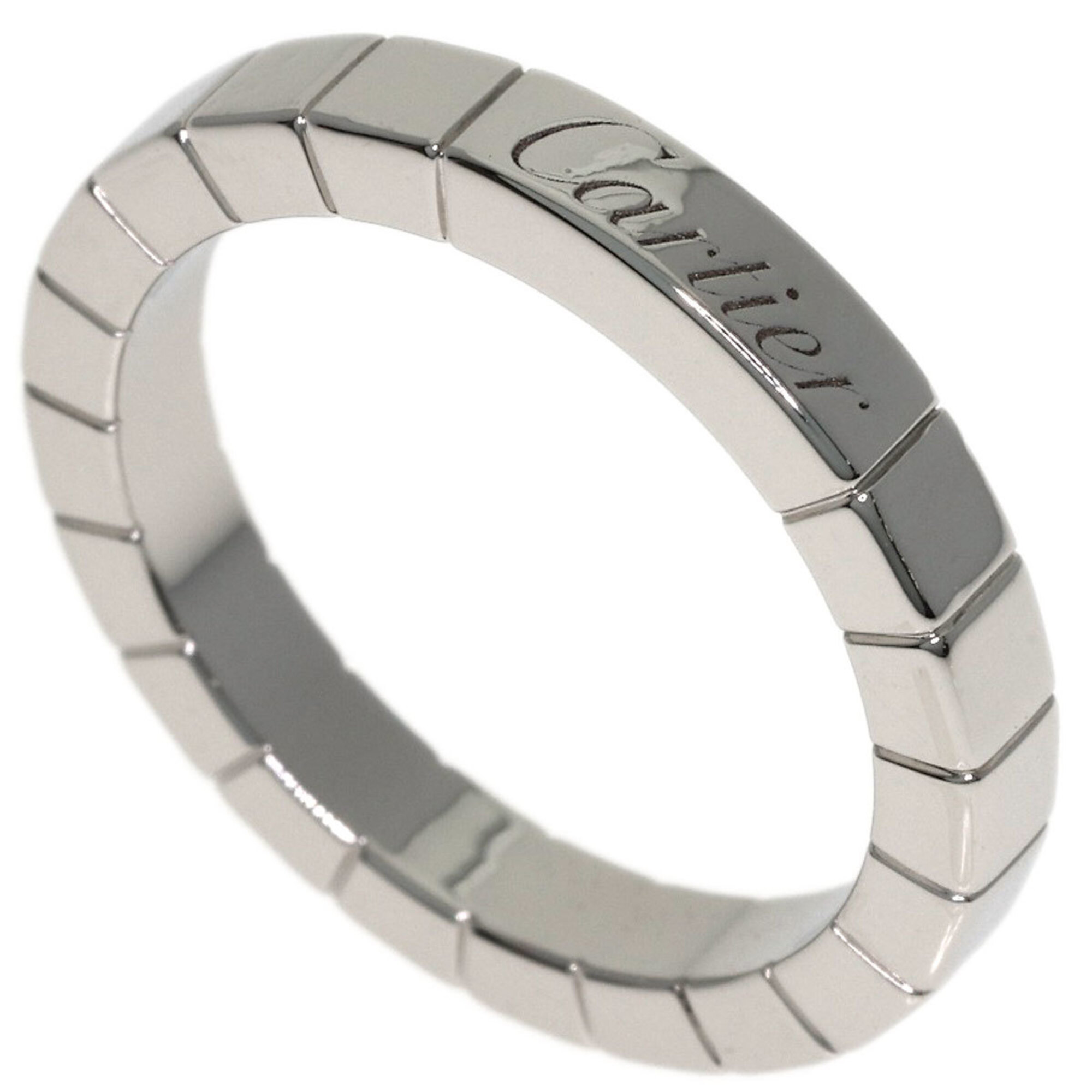 Cartier Lanieres #52 Ring, Platinum PT950, Women\'s, CARTIER